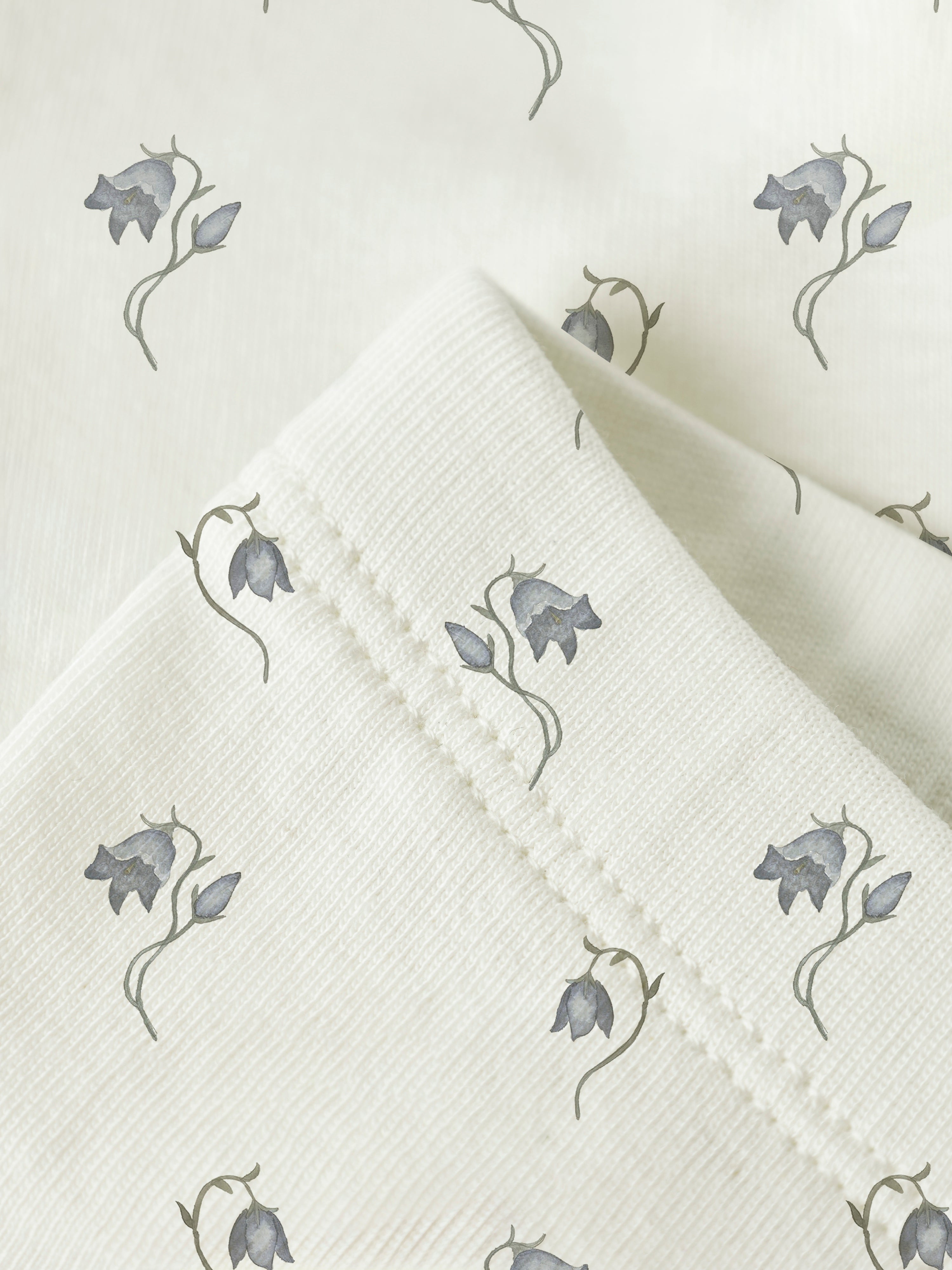 Lil Atelier Gayo Sag Slim Leggings - Coconut Milk/Bell Flower