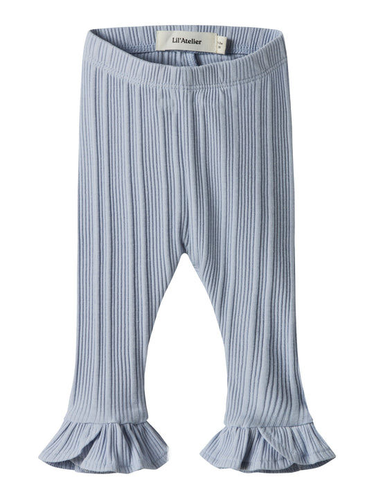 Lil Atelier Tansy Slim Leggings - Zen Blue