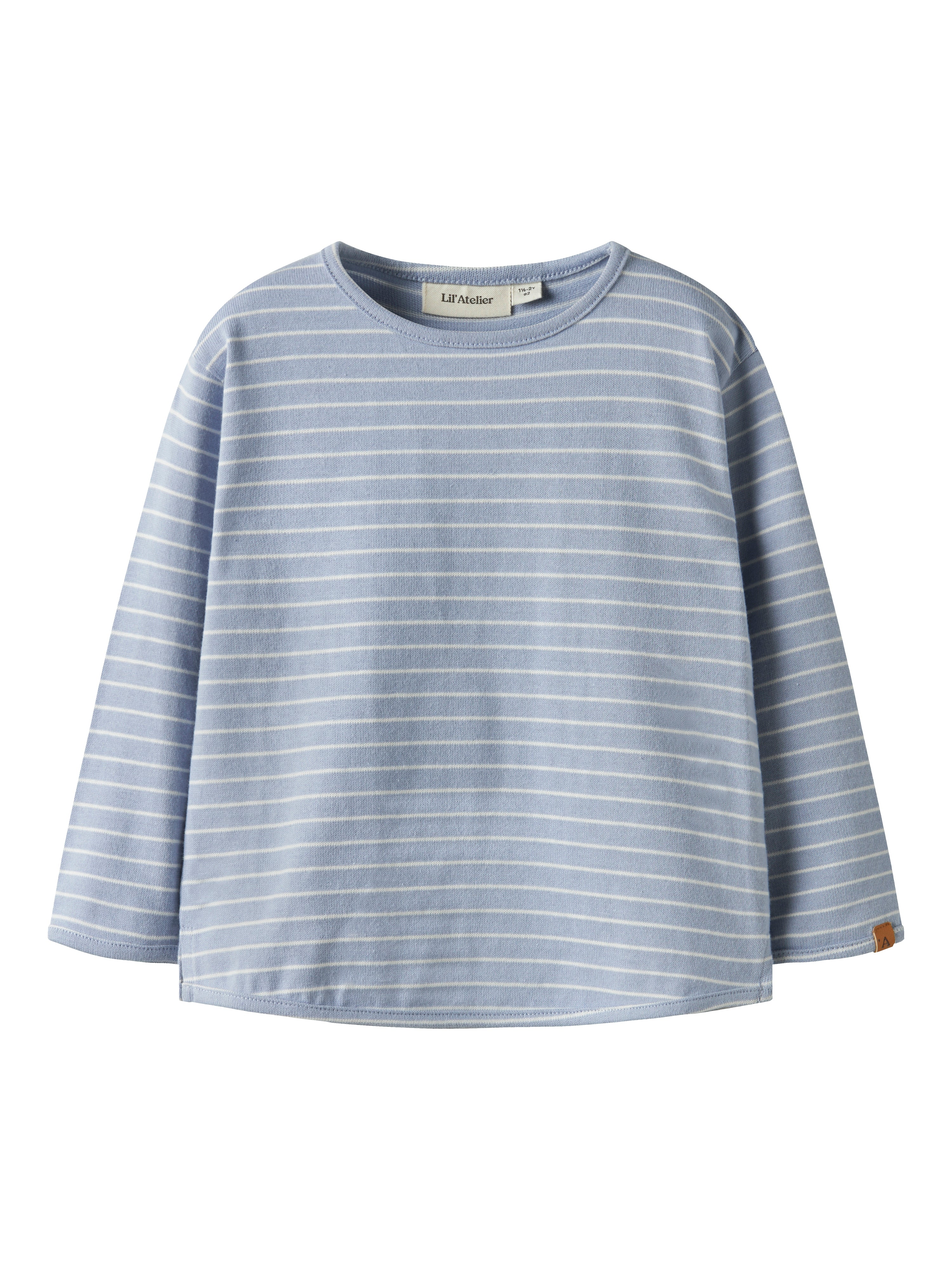 Lil Atelier Baja LS Loose Top - Zen Blue