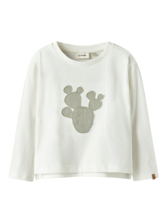 Lil Atelier Hali Loose Top - Coconut Milk