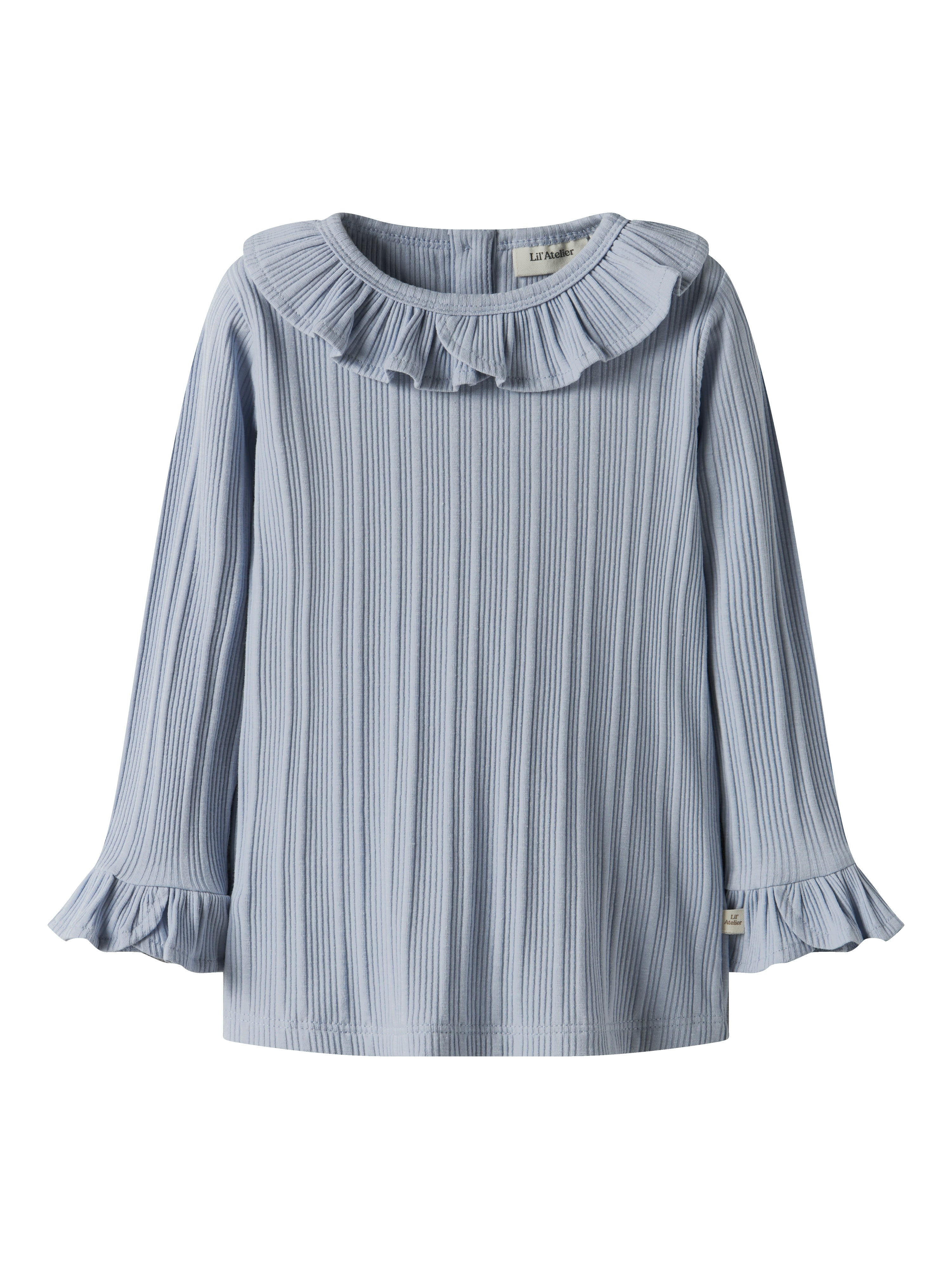 Lil Atelier Tansy Slim Top - Zen Blue