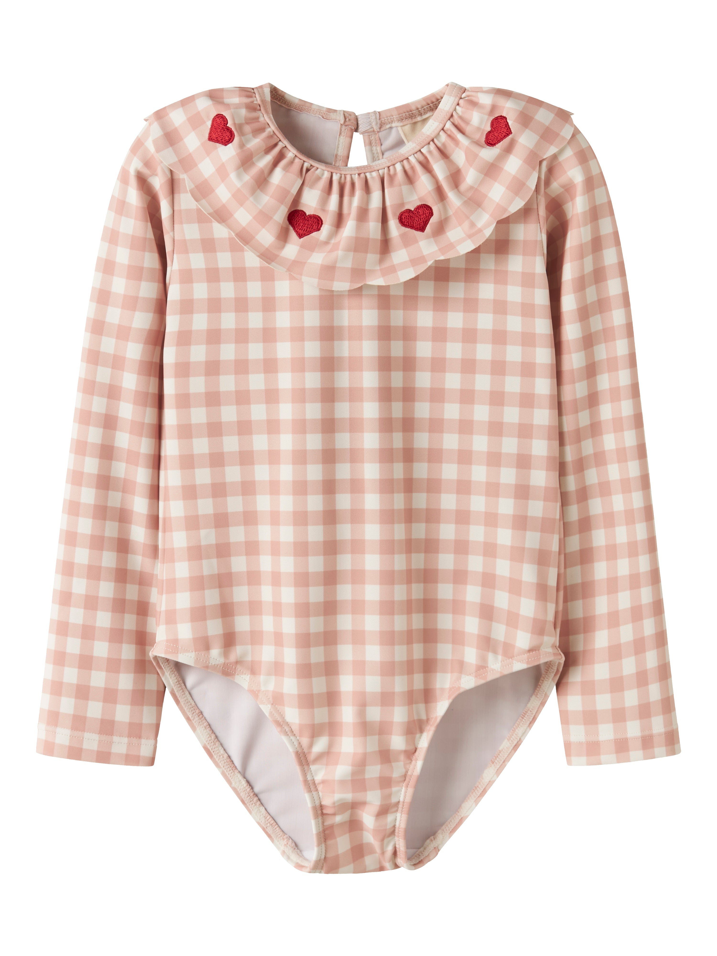 Lil Atelier Finley LS Swimsuit - Misty Rose