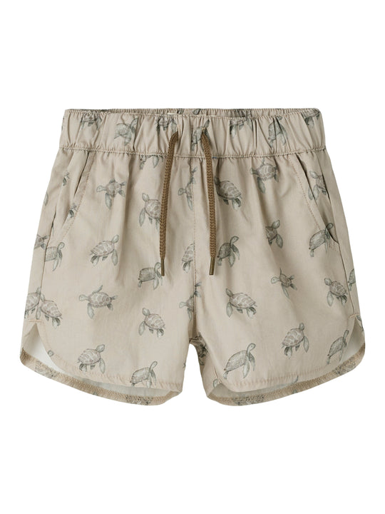 Lil Atelier Fandyn Loose Swim Shorts - Oxford Tan