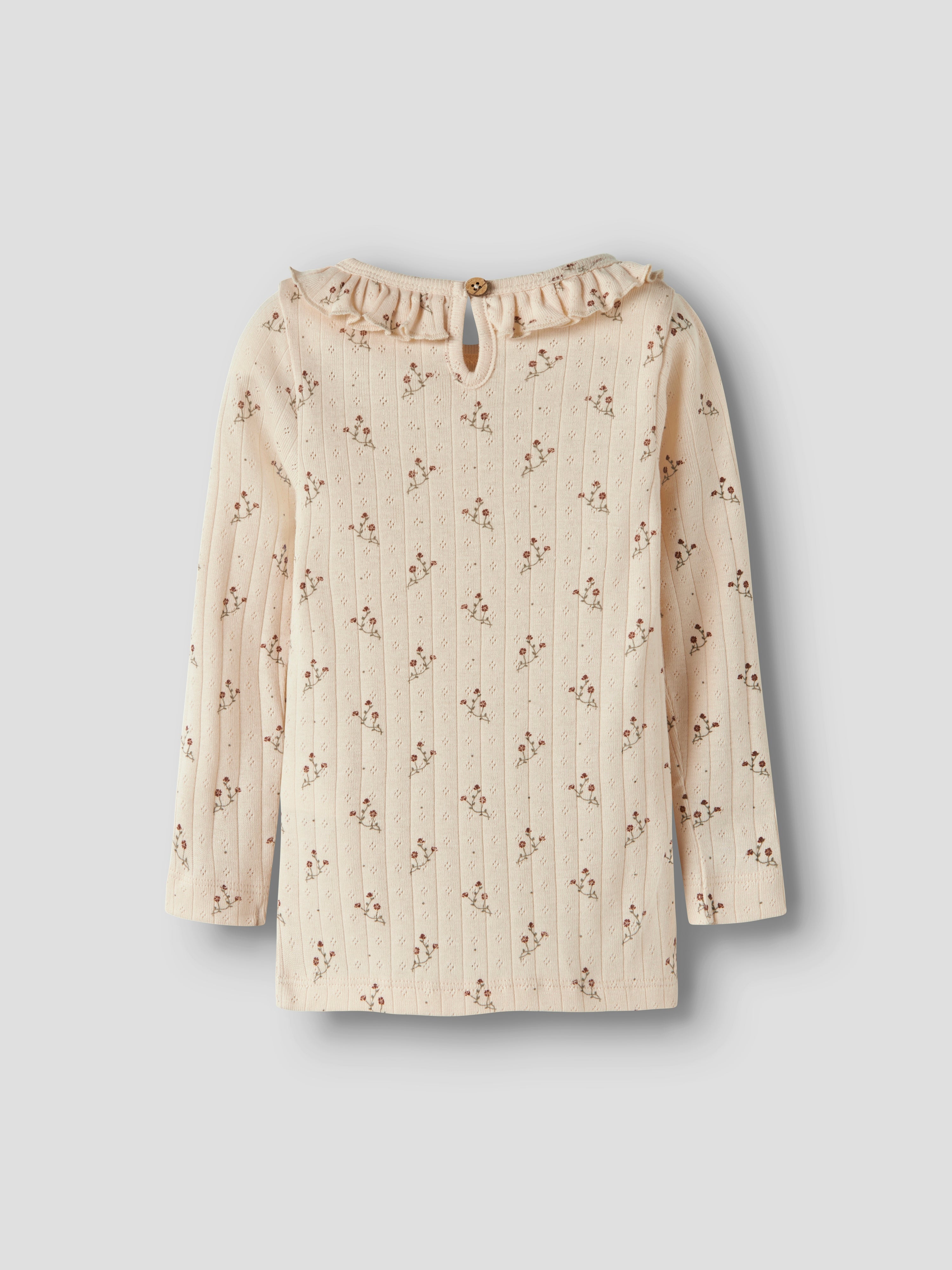 Lil Atelier Rachello Ria Slim Top - Novelle Peach/Flower