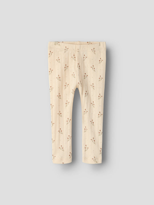 Lil Atelier Rachello Ria Slim Leggings - Novelle Peach/Flower