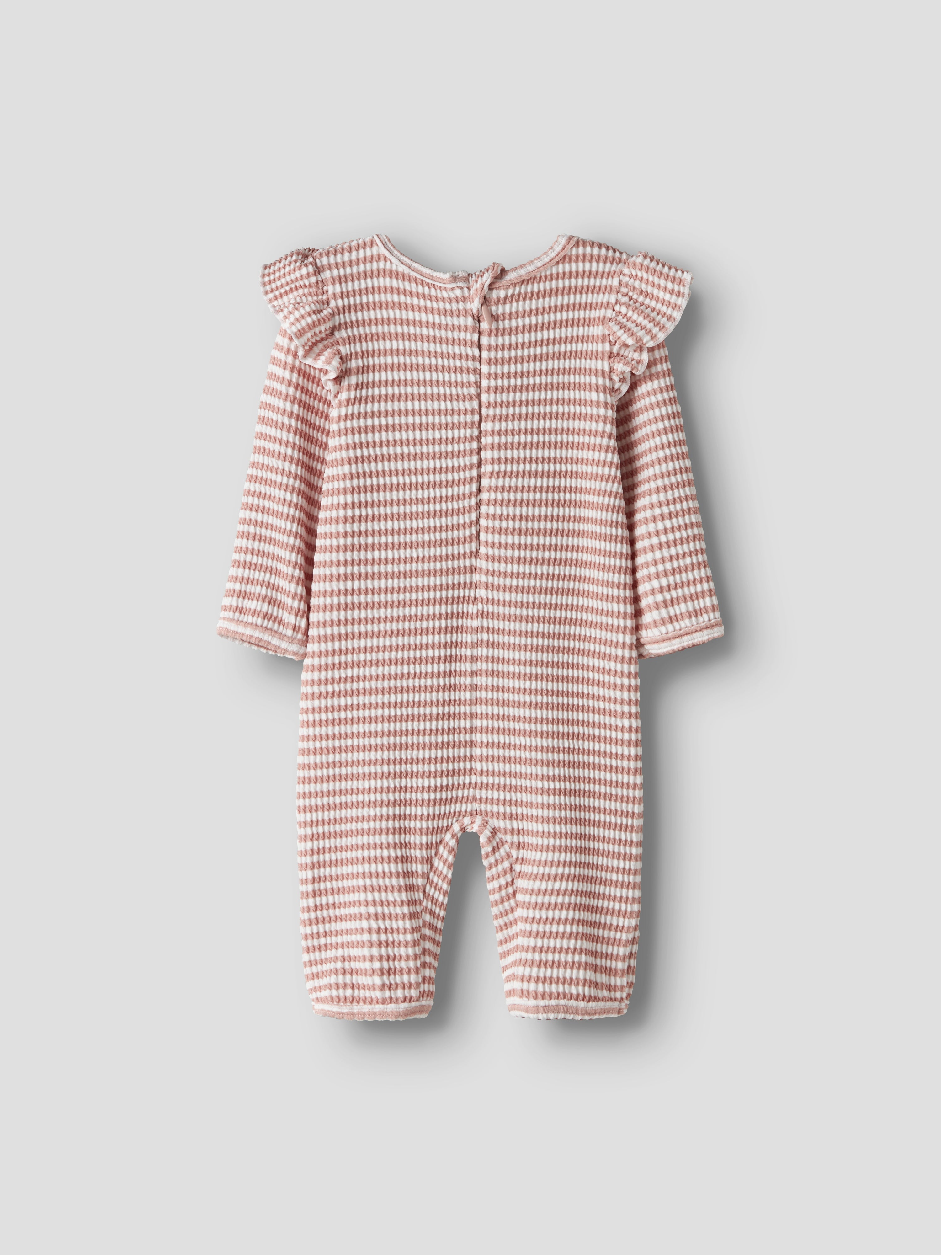 Lil Atelier Fredo LS UV Swimsuit - Misty Rose