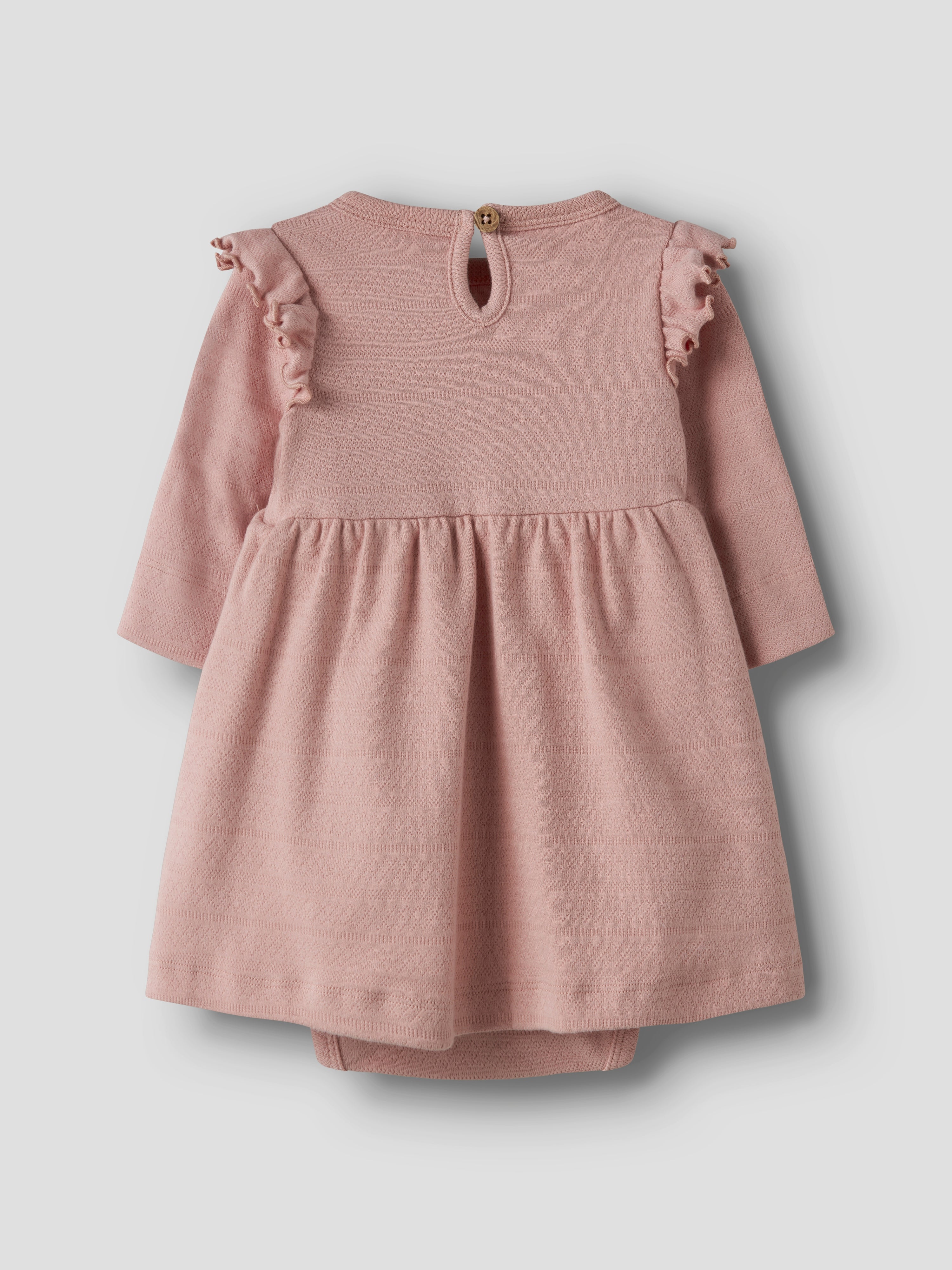 Lil Atelier Dimia LS Body Dress - Misty Rose