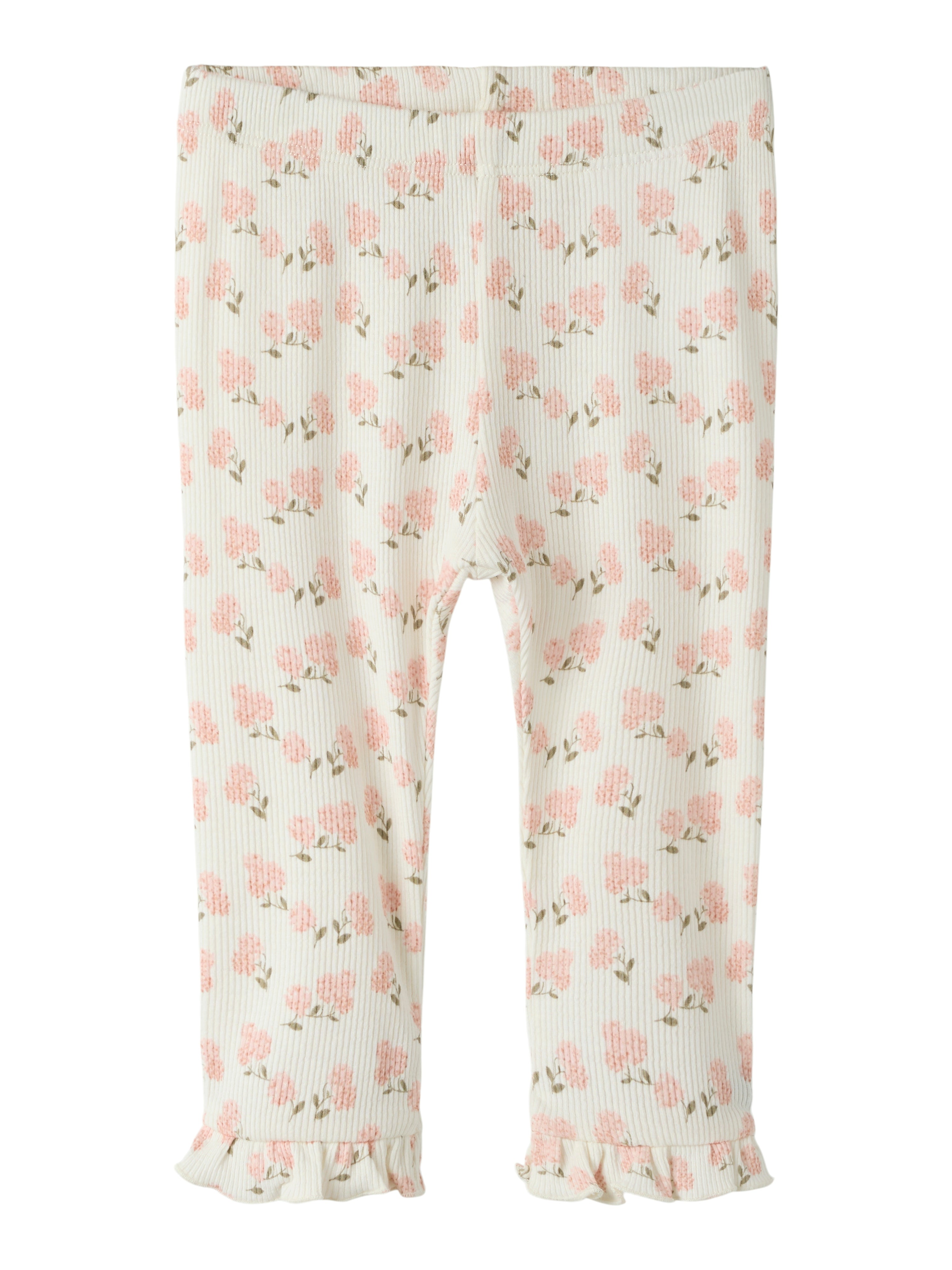 Lil Atelier Gago Kny Slim Leggings - Coconut Milk/Hydrangea