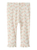 Lil Atelier Gago Kny Slim Leggings - Coconut Milk/Hydrangea