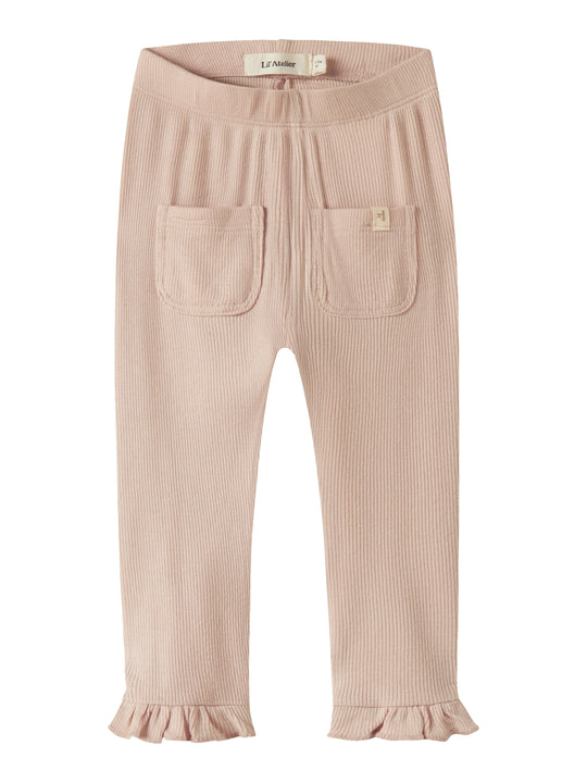 Lil Atelier Frijo Slim Leggings - Peach Whip