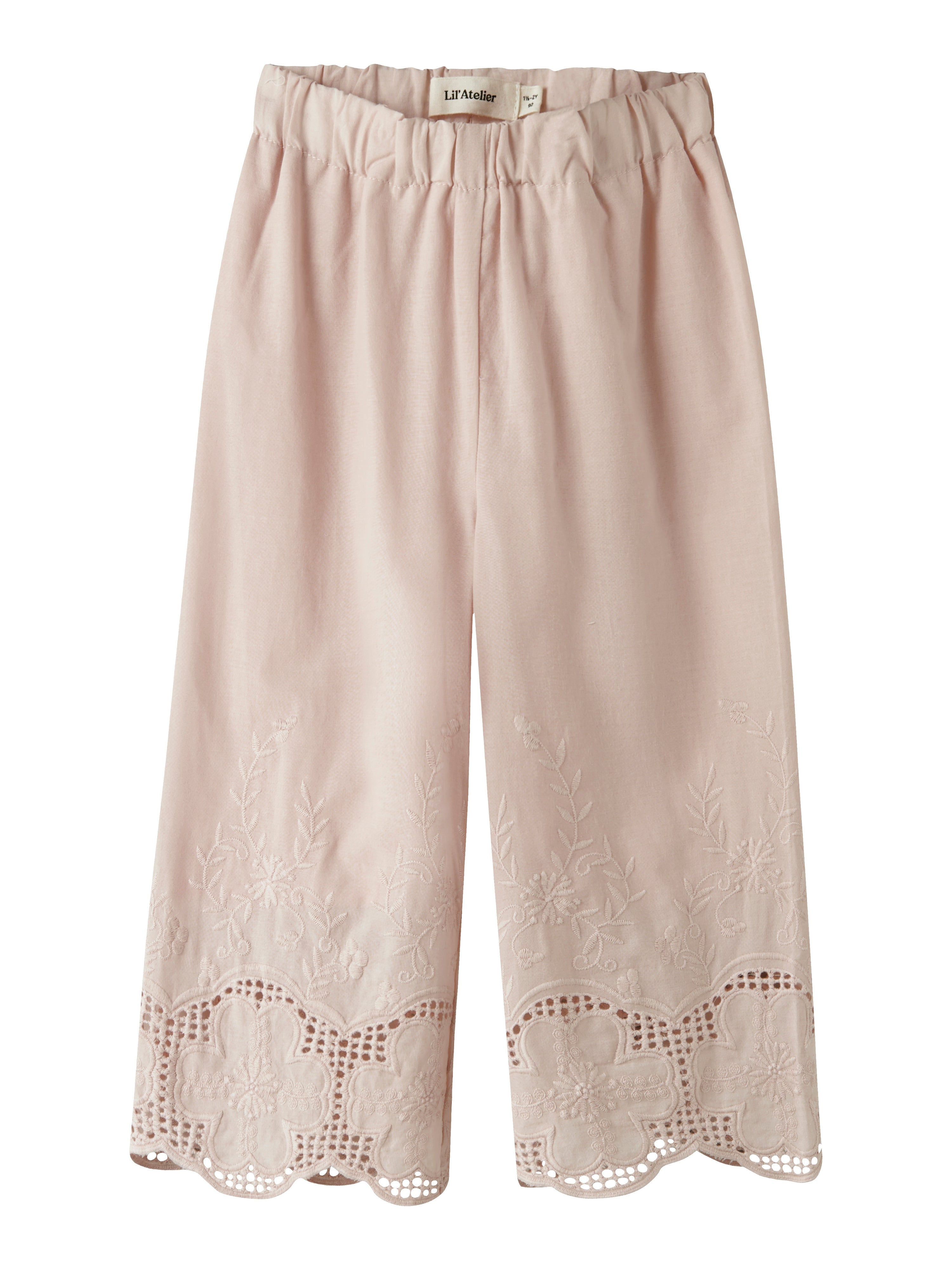 Lil Atelier Dayna Wide Ancle Pants - Peach Whip