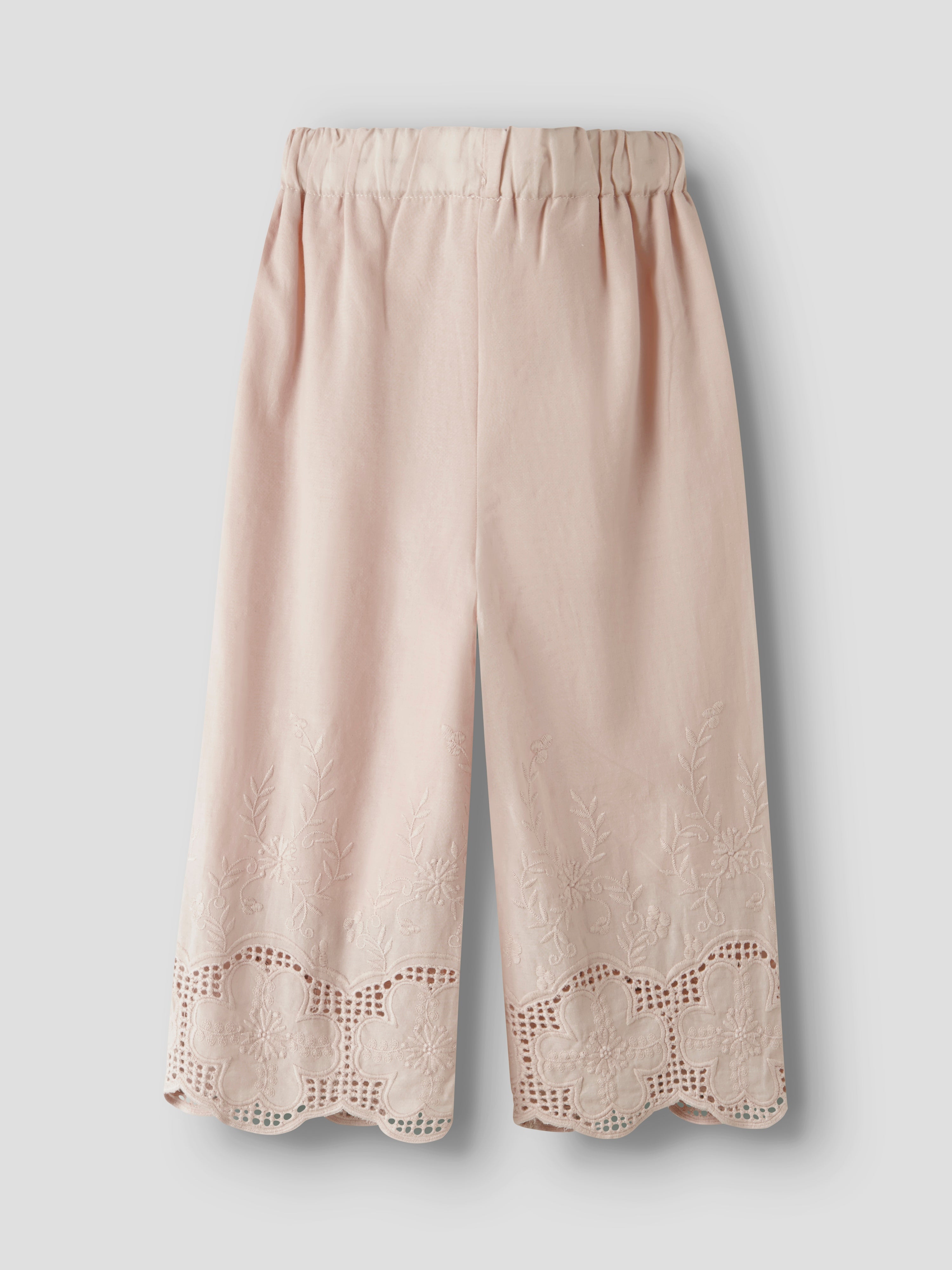 Lil Atelier Dayna Wide Ancle Pants - Peach Whip