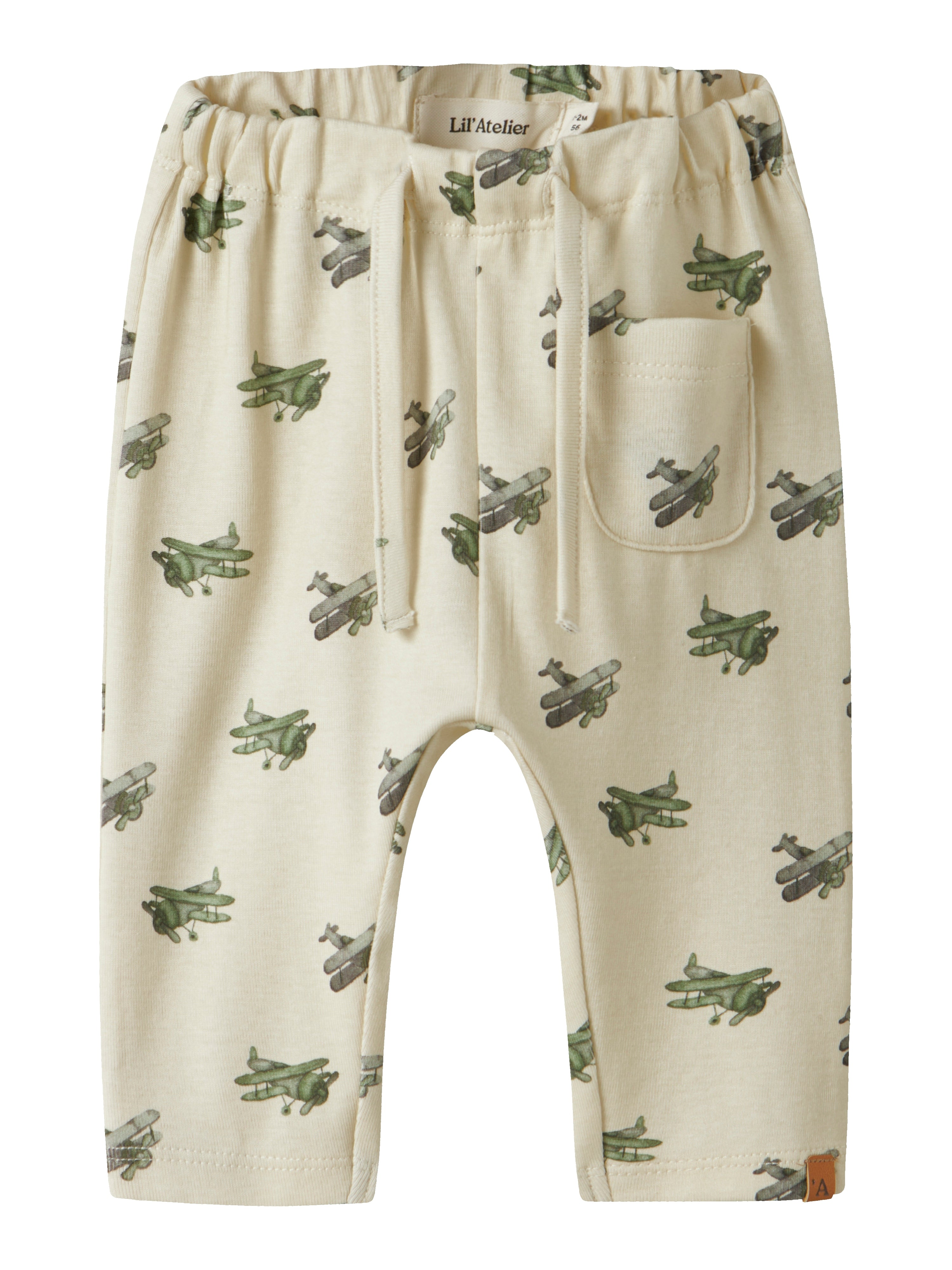 Lil Atelier Layo Geu Loose pants - Coconut Milk/Airplane