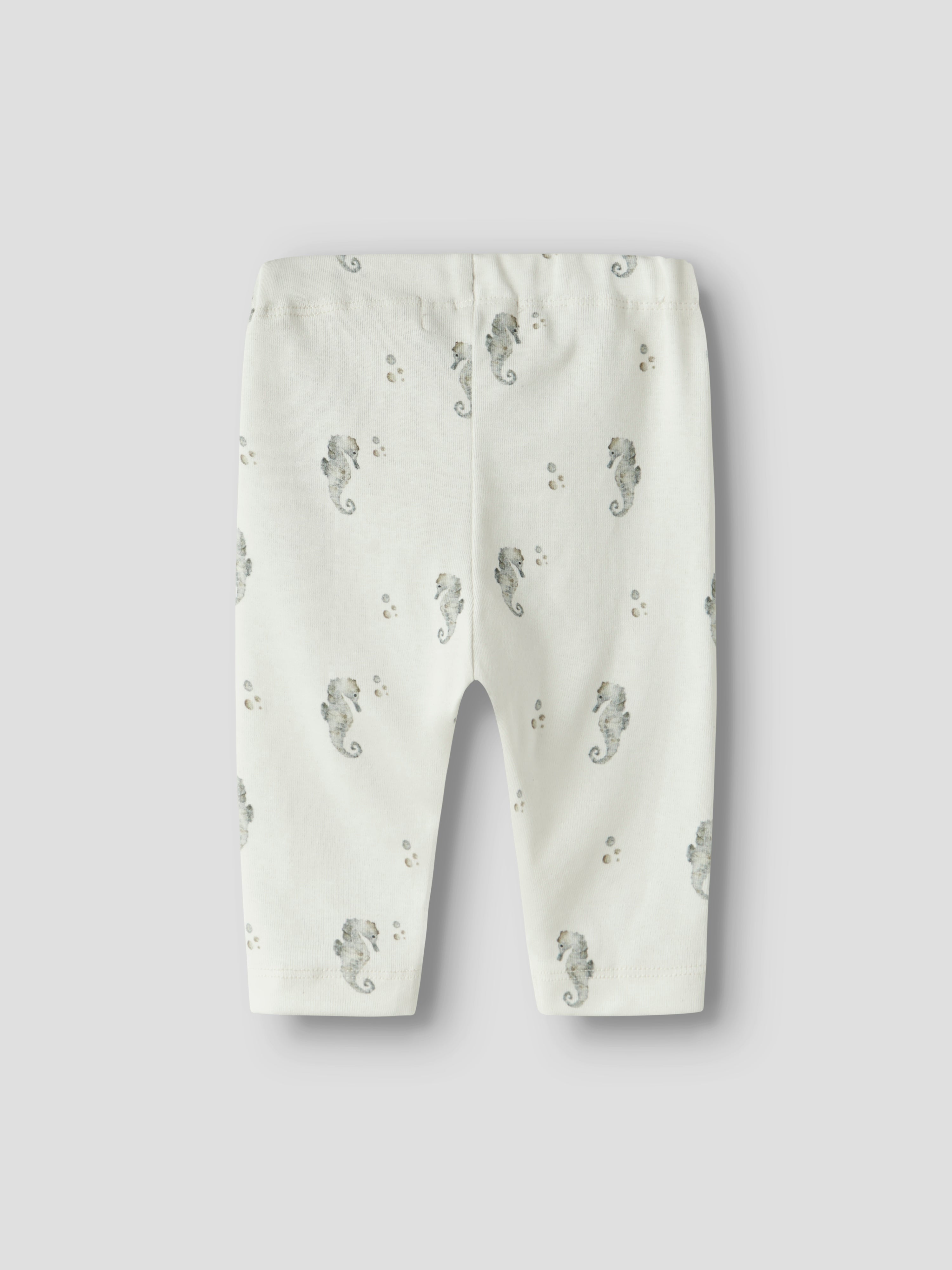 Lil Atelier Gayo Sas Loose Pants - Coconut Milk/Seahorse