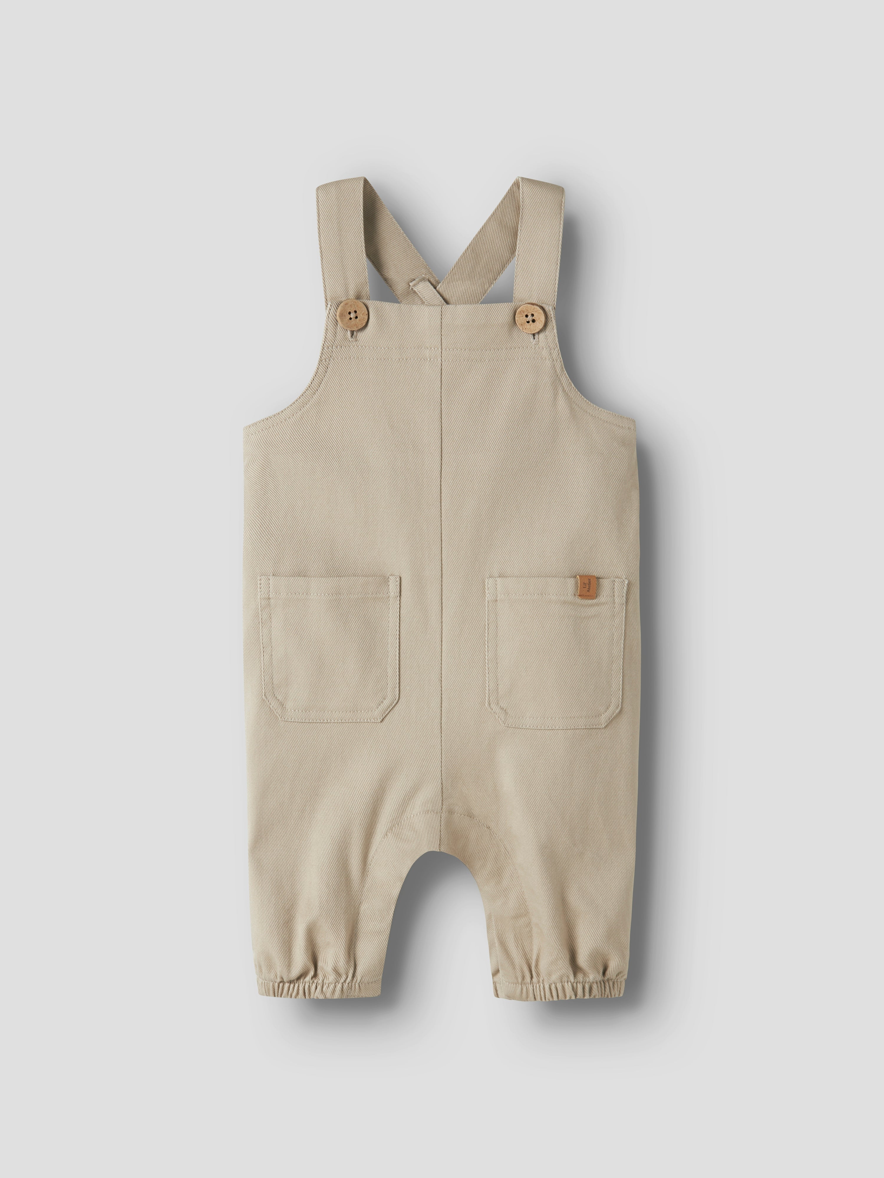 Lil Atelier Doreen Loose Twill Overall - Oxford Tan