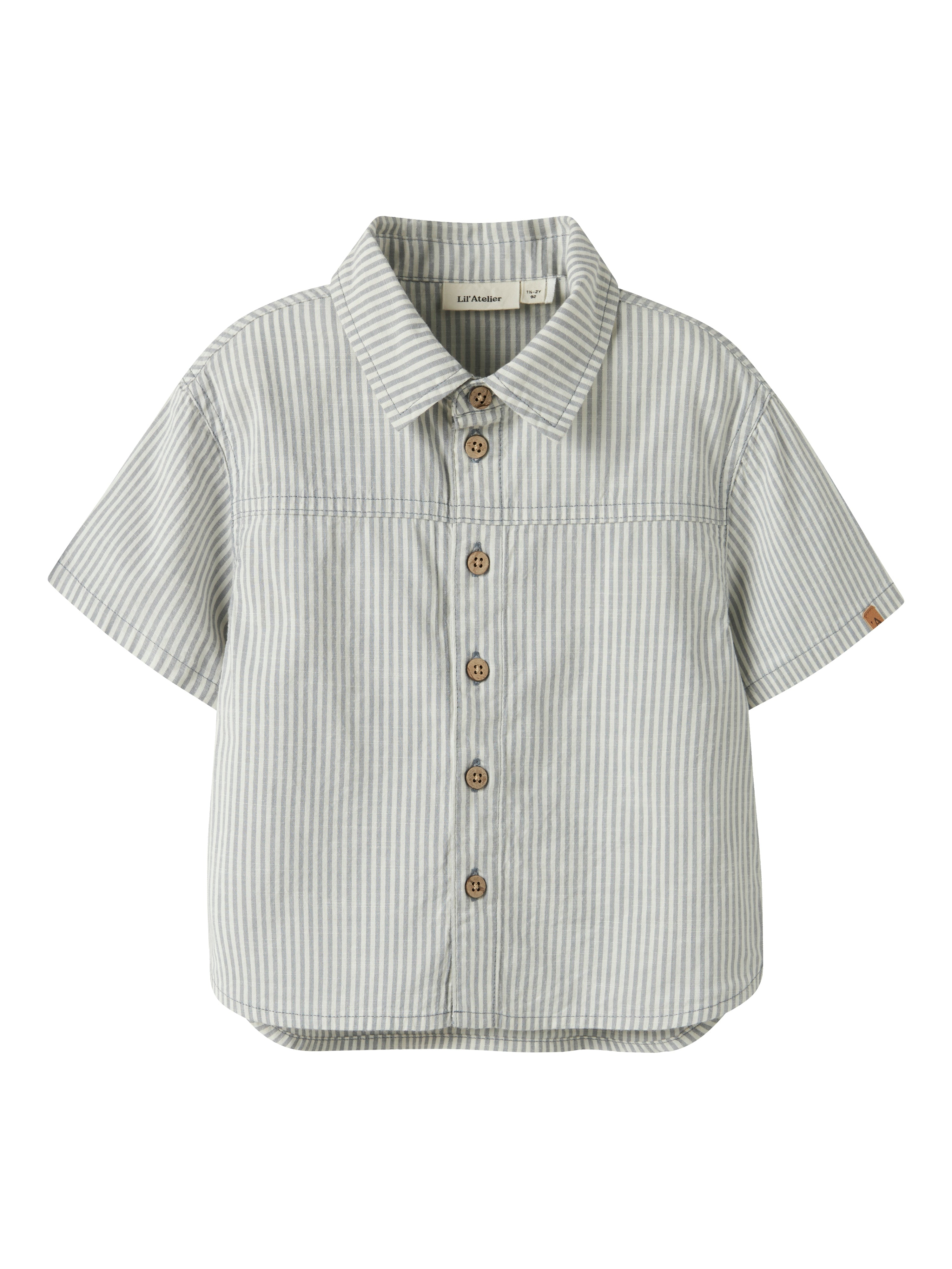 Lil Atelier Darko SS Loose Shirt - Coconut Milk
