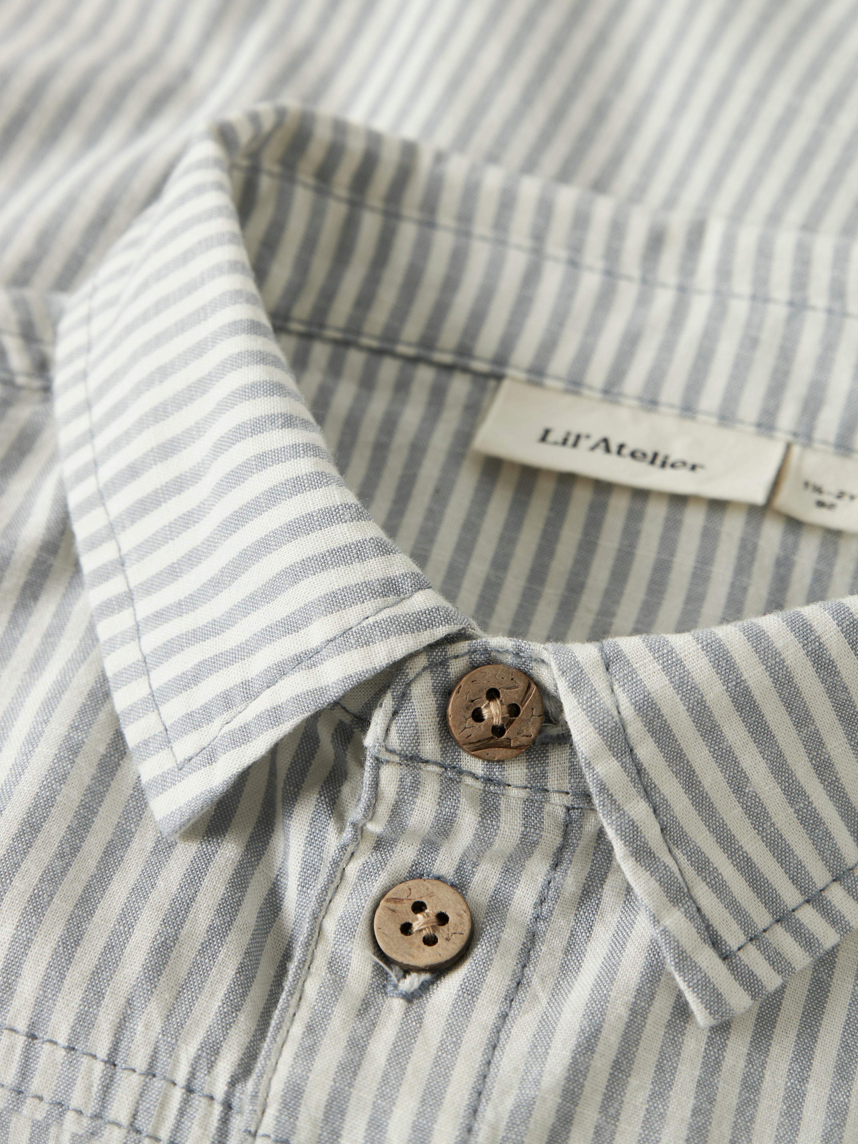 Lil Atelier Darko SS Loose Shirt - Coconut Milk