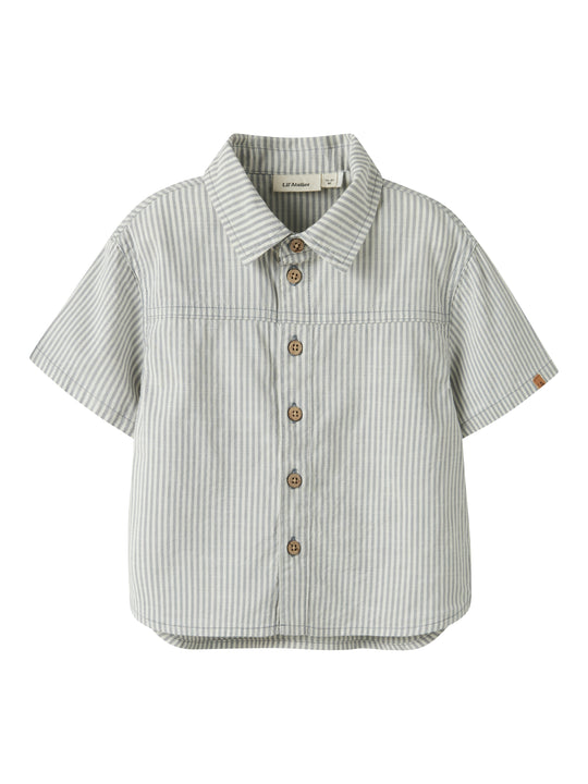 Lil Atelier Darko SS Loose Shirt - Coconut Milk