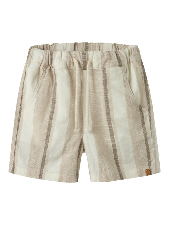Lil Atelier Fibert Loose Shorts - Coconut Milk