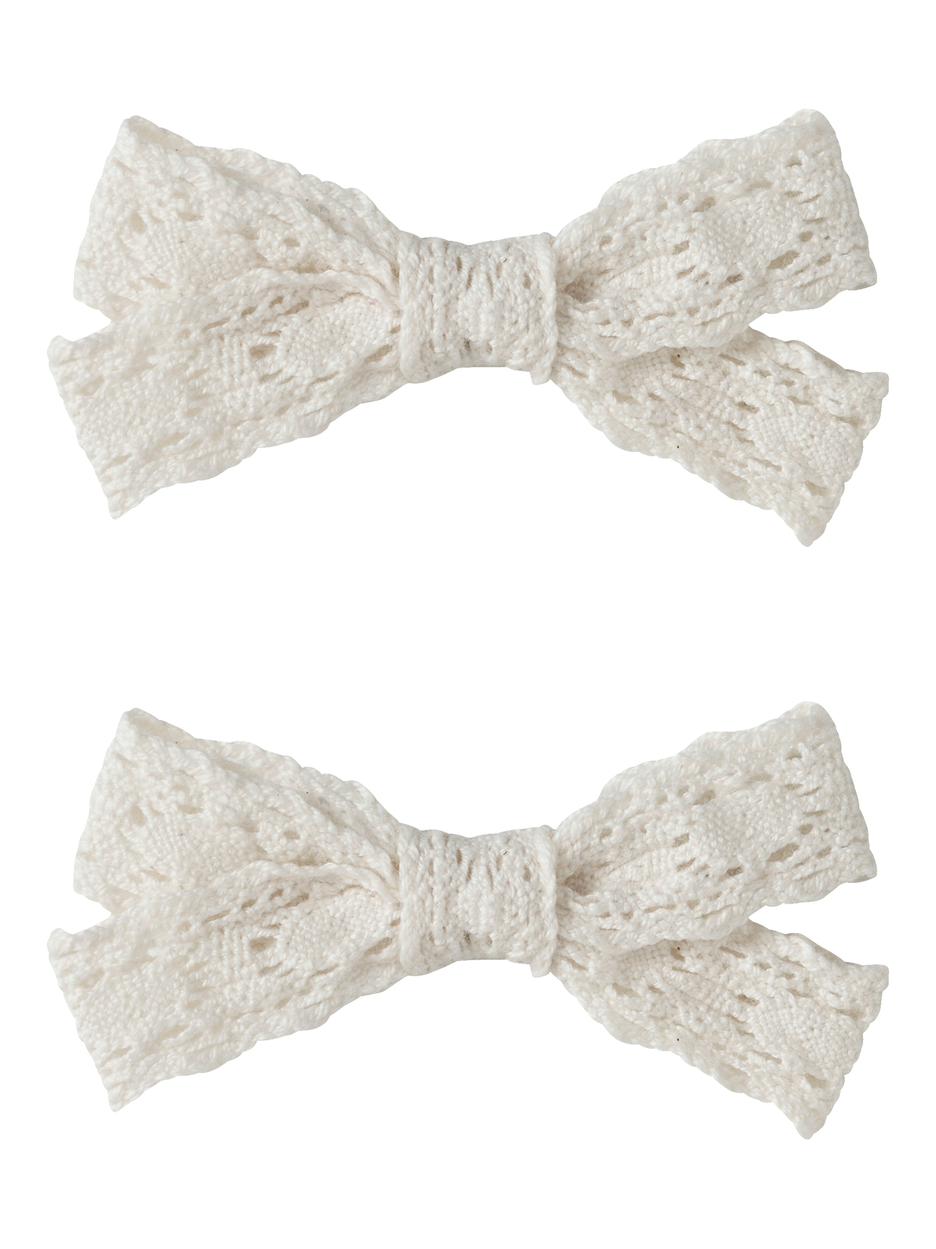 Lil Atelier Lola 2 pak hårsclips - Coconut Milk