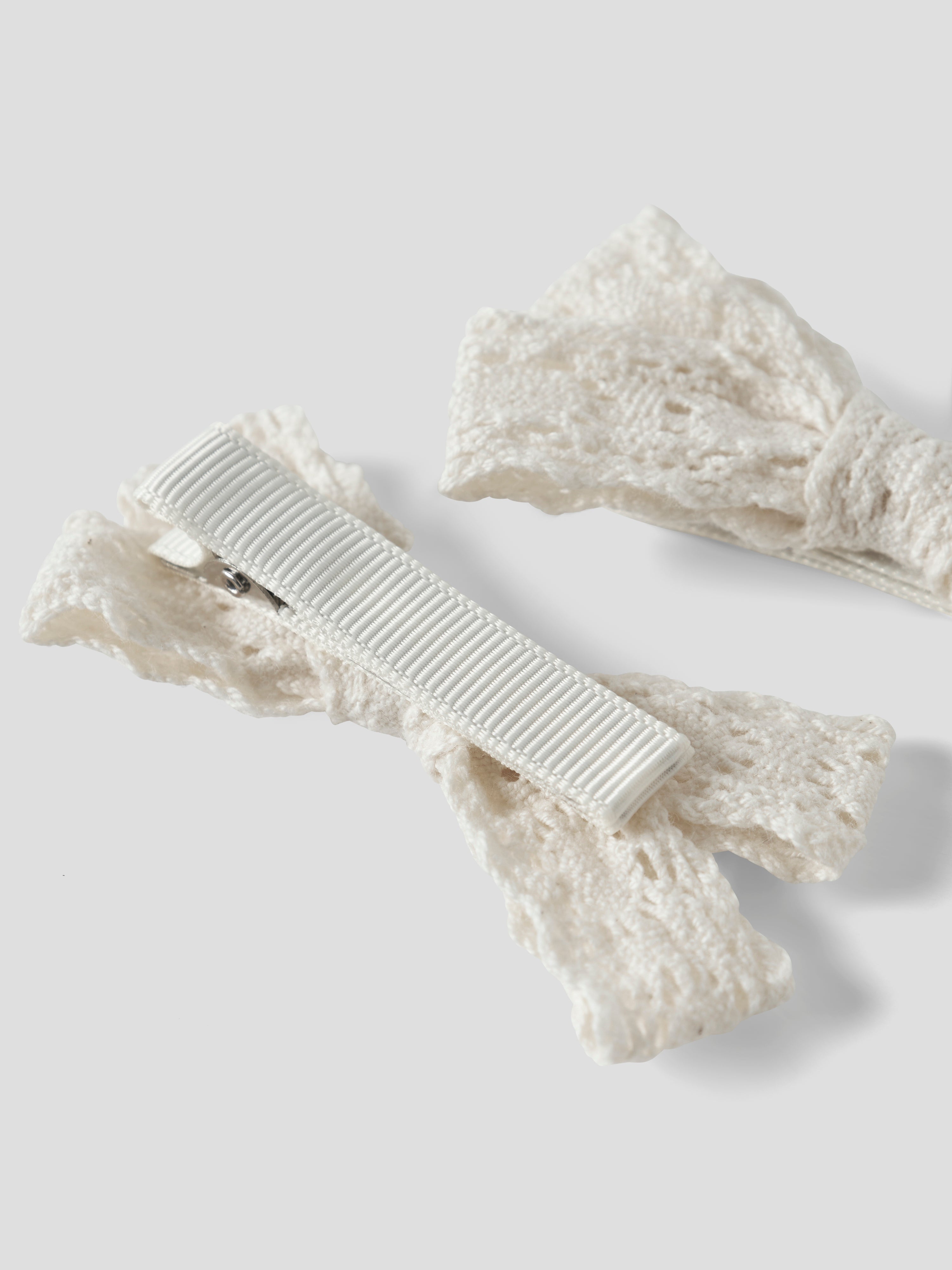 Lil Atelier Lola 2 pak hårsclips - Coconut Milk