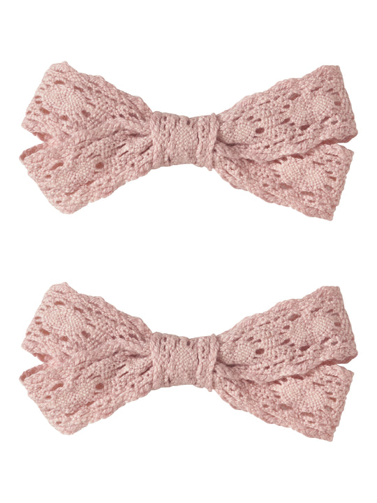 Lil Atelier Lola 2 pak hårsclips - Peach Whip