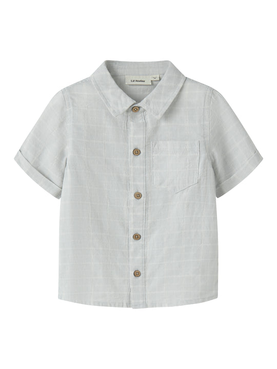 Lil Atelier Florentin SS Shirt - Gray Dawn