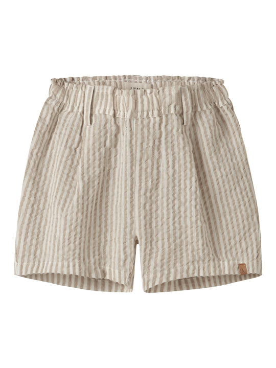 Lil Atelier Fausto Shorts - Coconut Milk