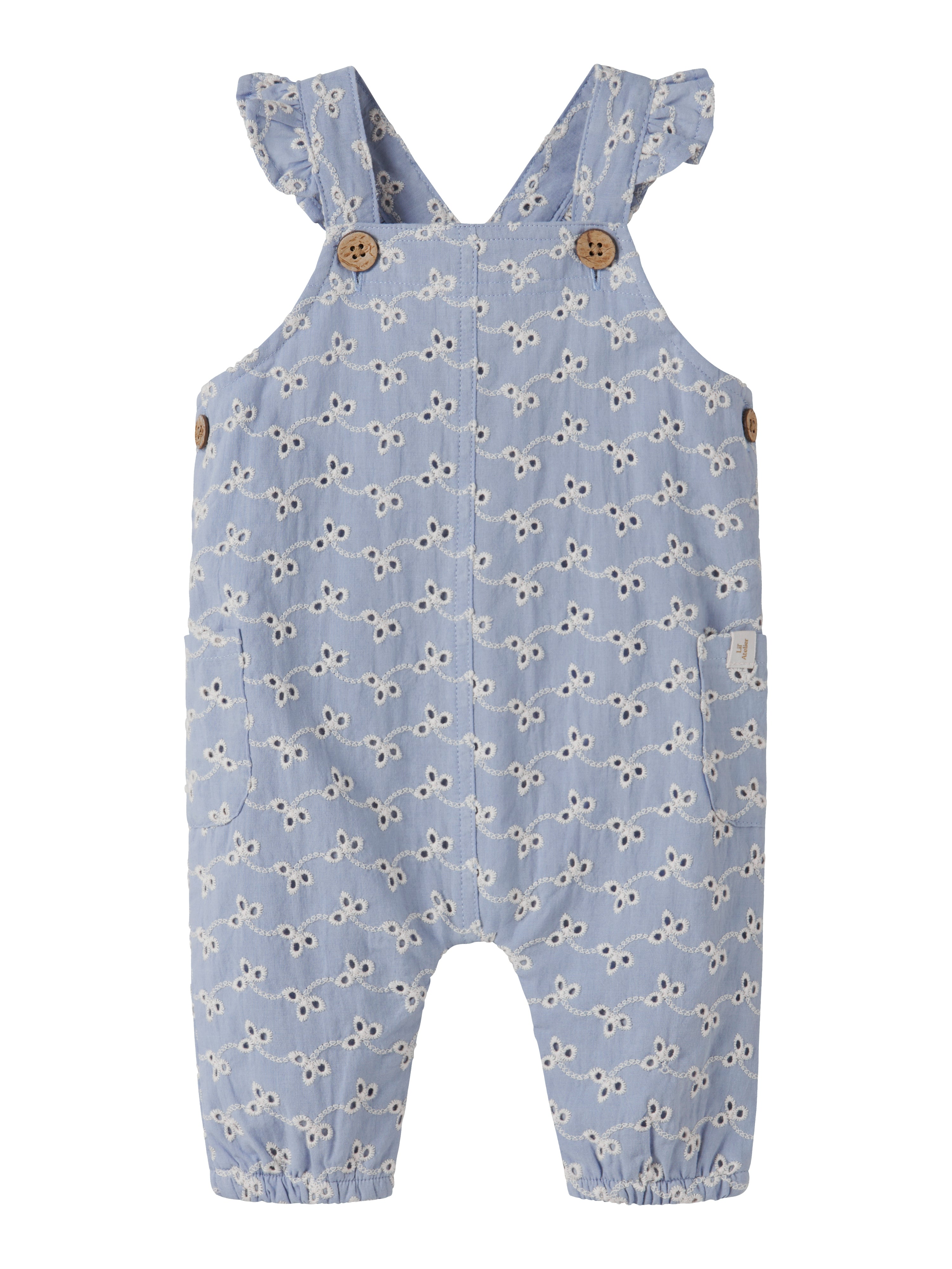 Lil Atelier Tessie Loose Overall - Zen Blue
