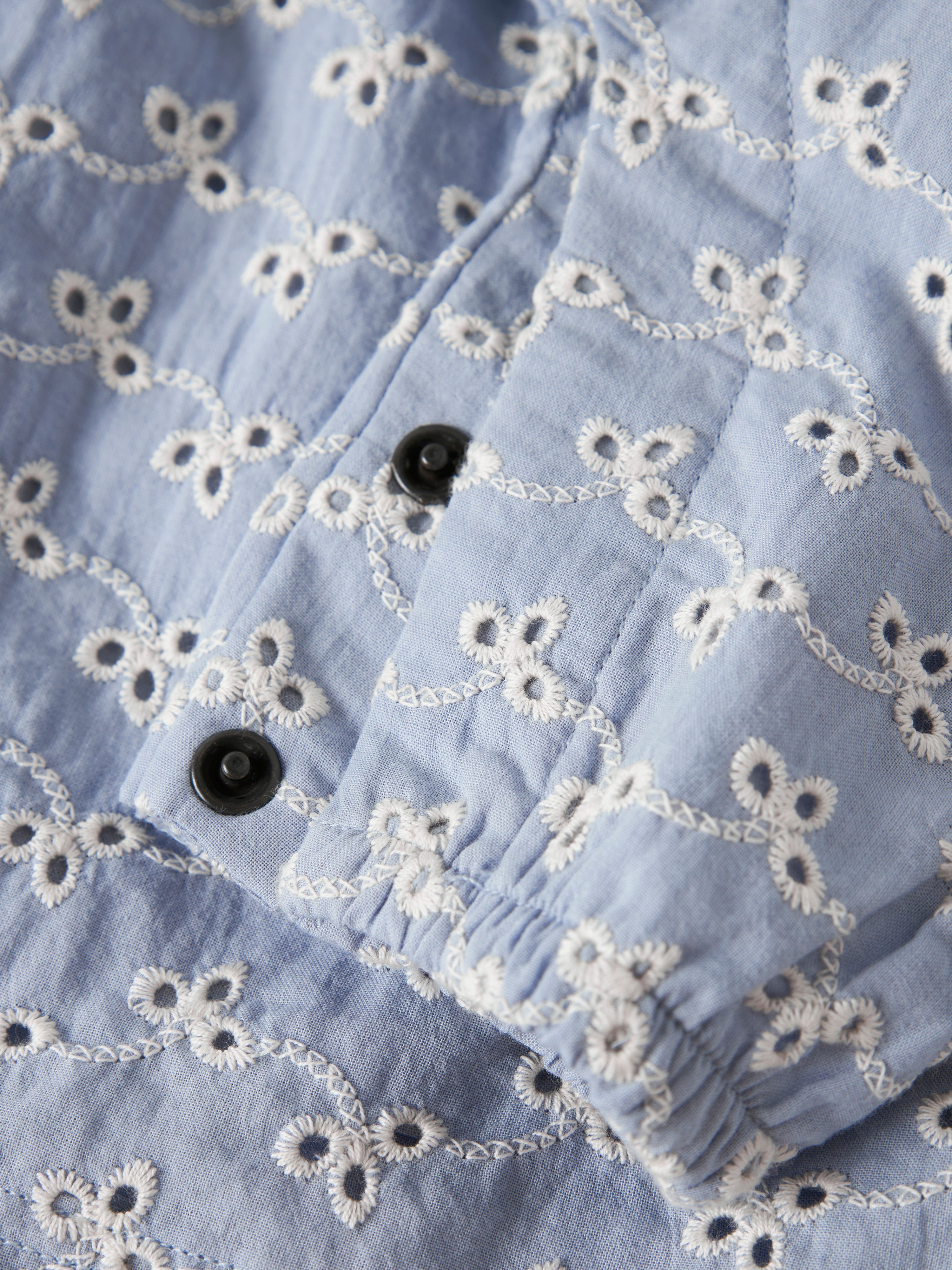 Lil Atelier Tessie Loose Overall - Zen Blue