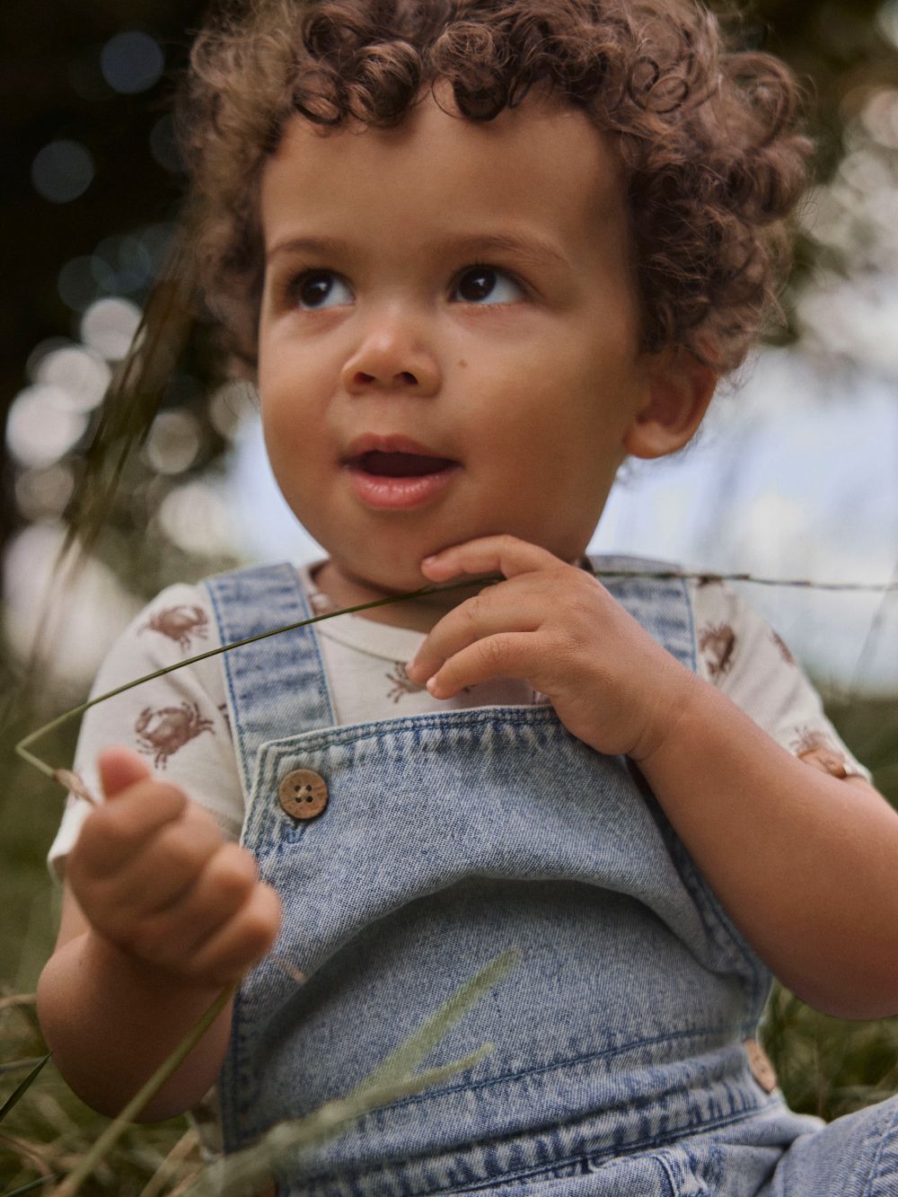 Lil Atelier Funda - Loose Shortall - Medium Blue Denim