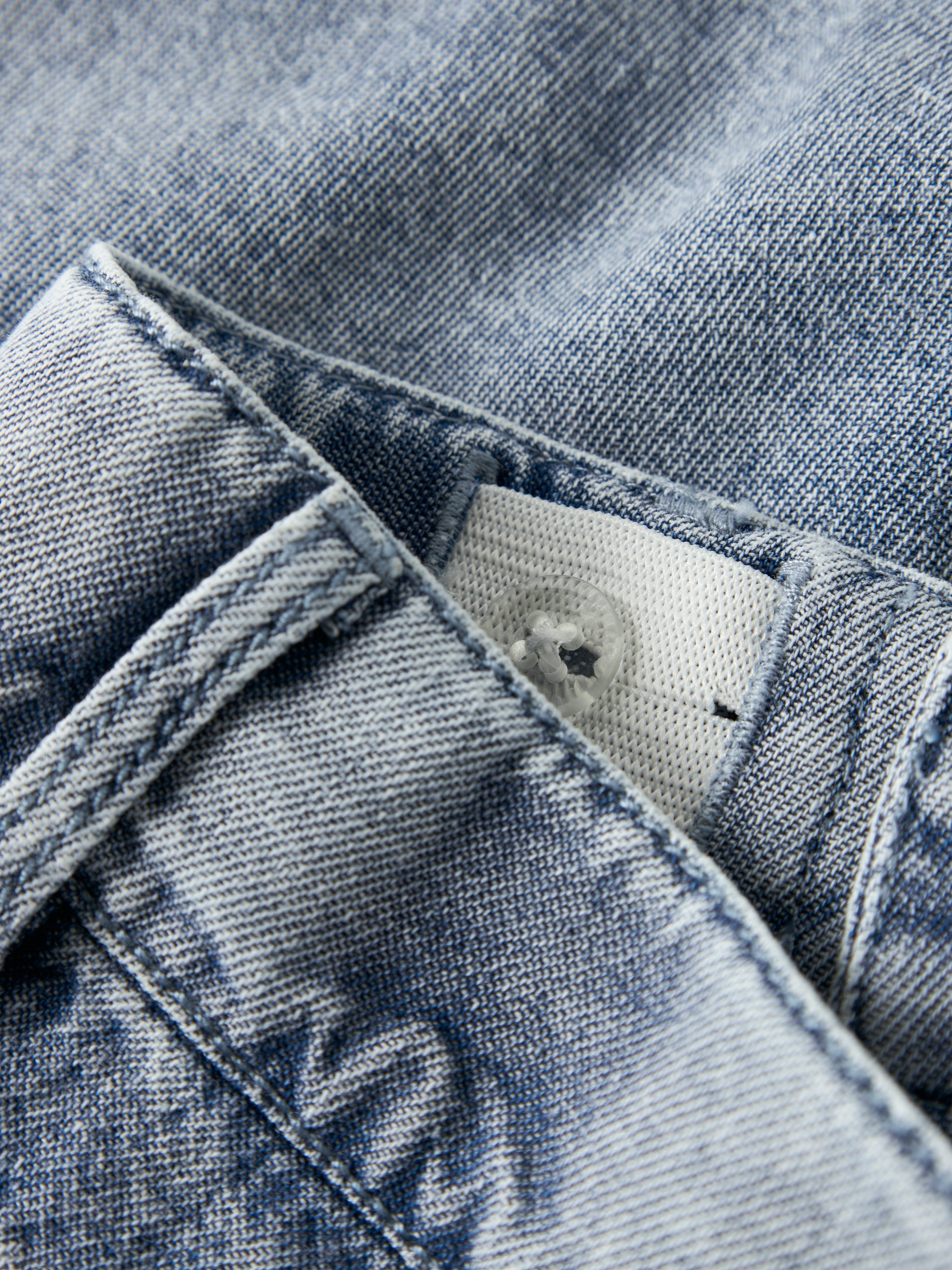 Lil Atelier Funda - Loose Denim Shorts - Medium Blue Denim