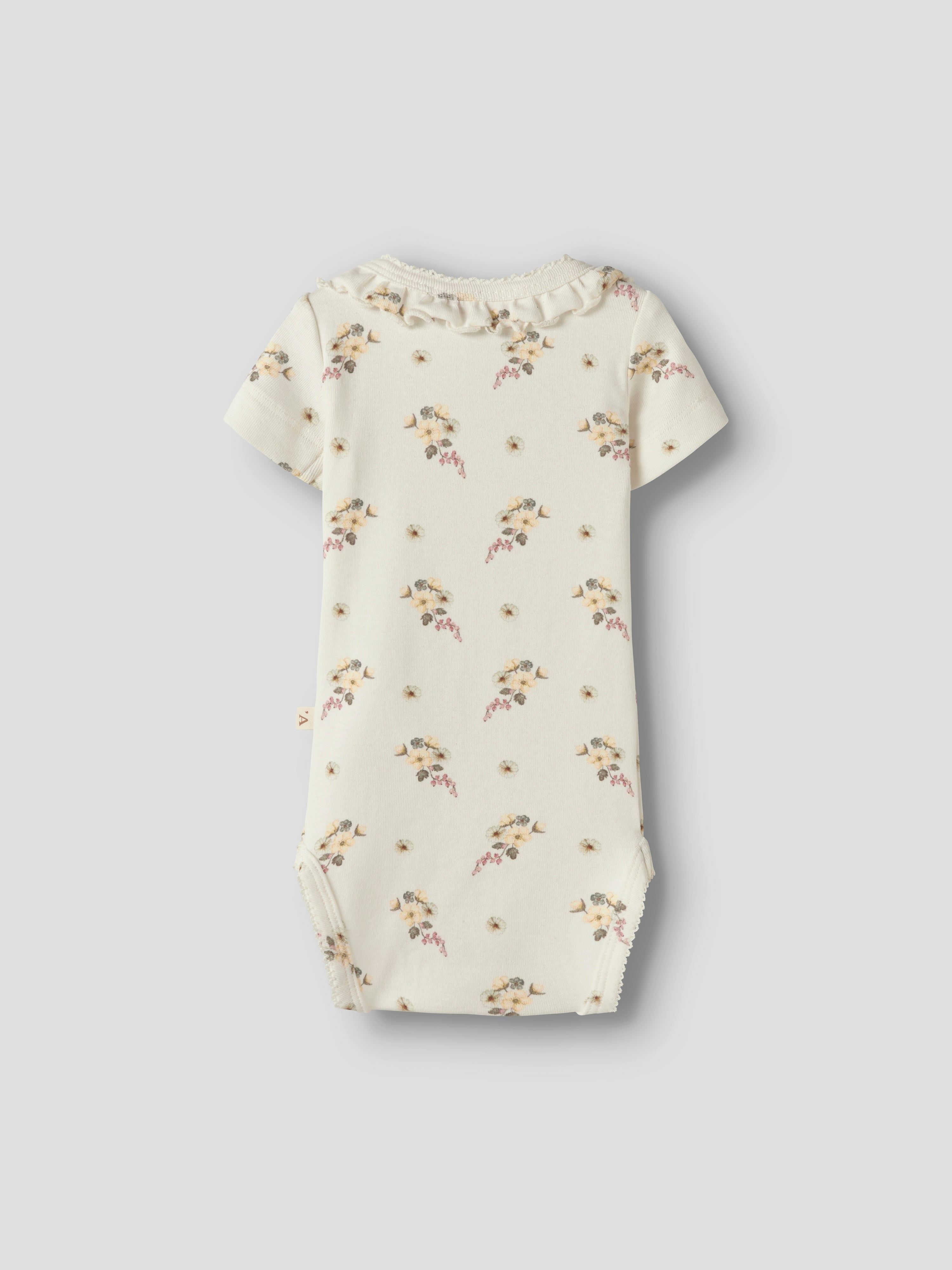 Lil Atelier Gayo Sio SS Slim Body - Coconut Milk/Flower