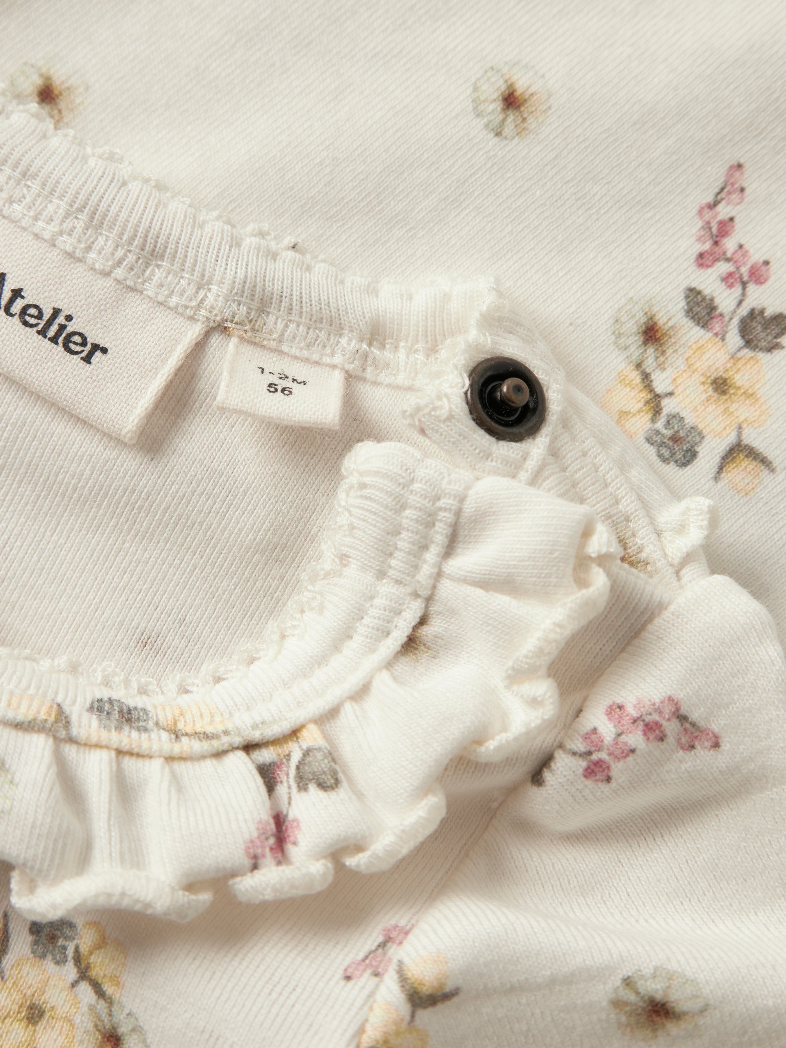Lil Atelier Gayo Sio SS Slim Body - Coconut Milk/Flower