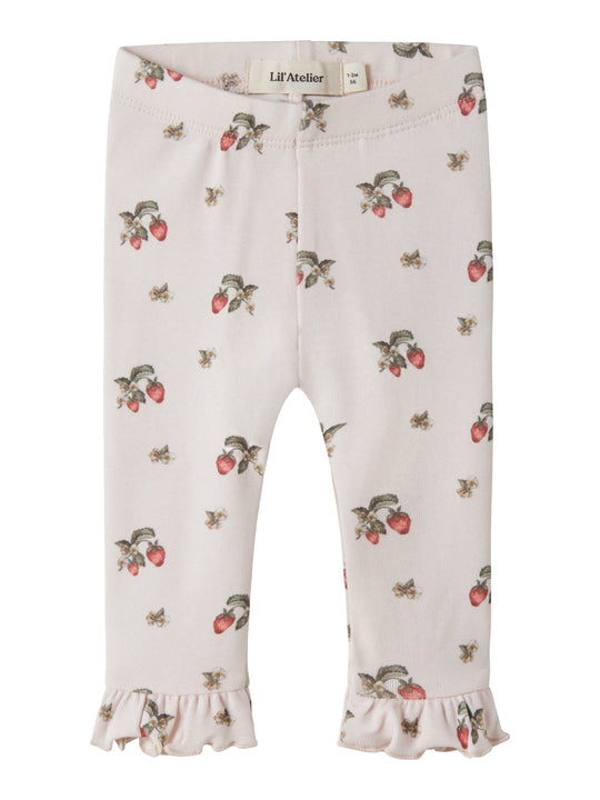 Lil Atelier Gayo Ska Slim Leggings - Morganite/Strawberry