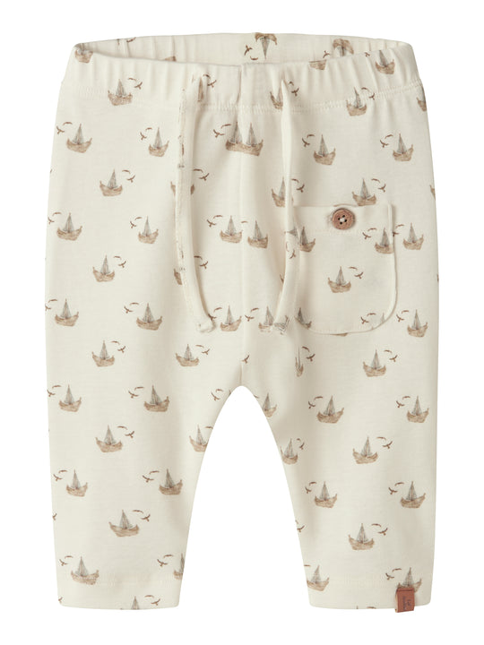 Lil Atelier Gayo - Sak Loose Pants - Coconut Milk/Boat