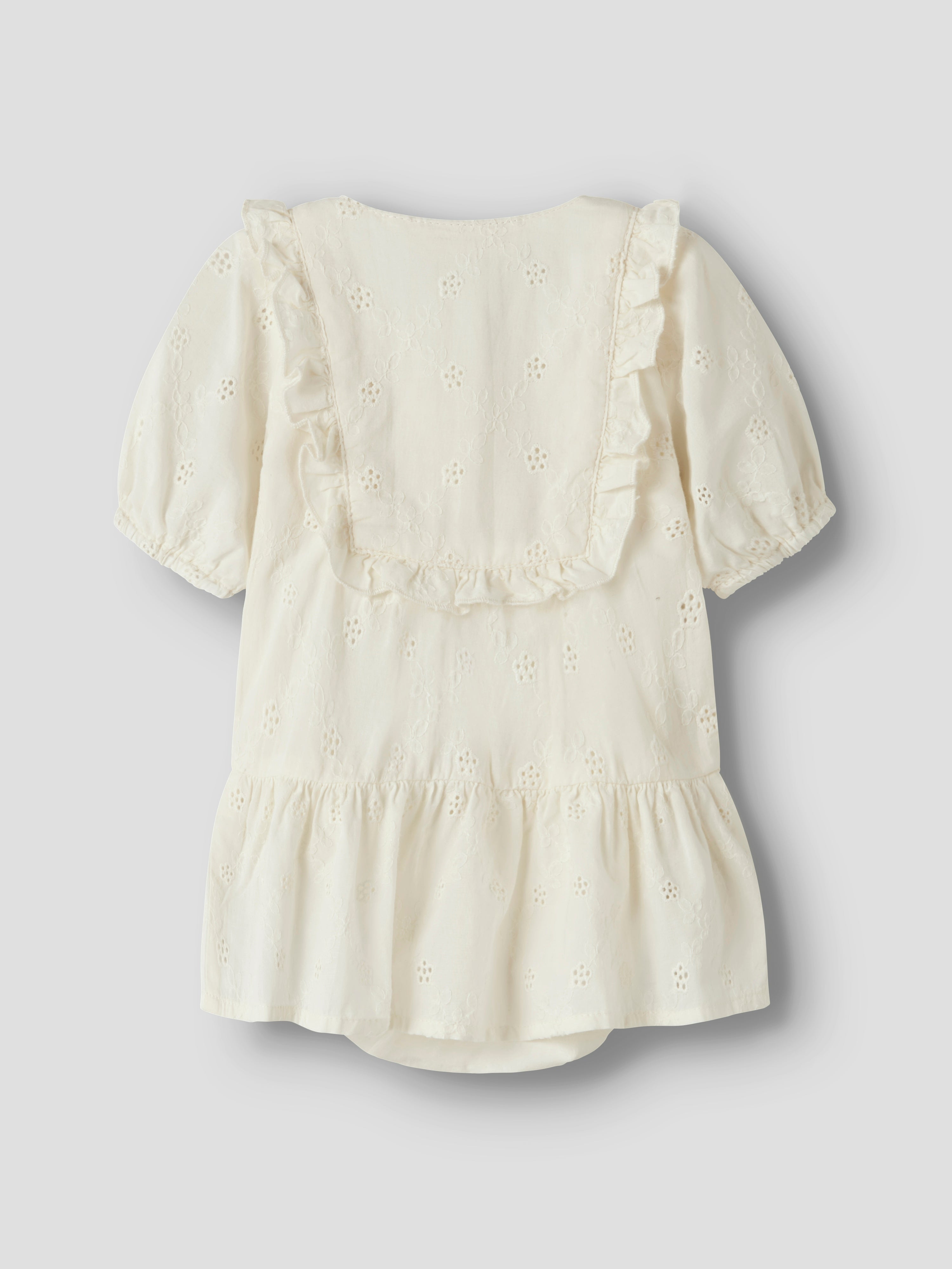 Lil Atelier Hosa SS Loose Body Dress - Coconut Milk