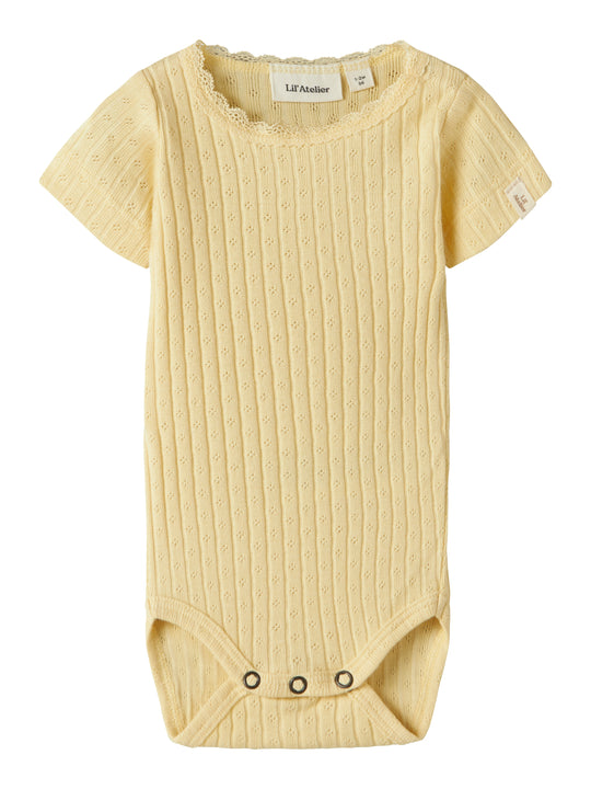 Lil Atelier Haldis SS Slim Body - Sunlight