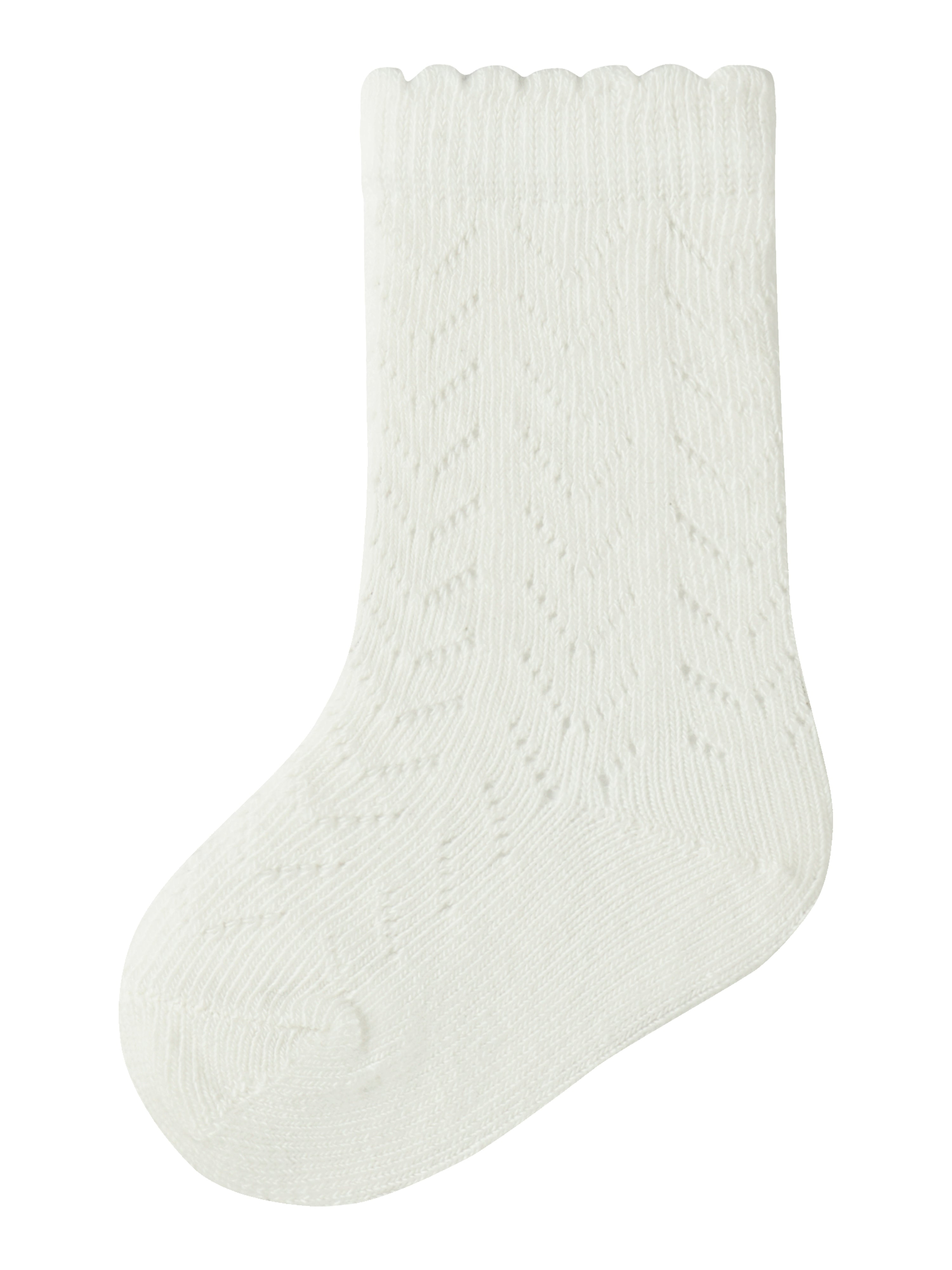Lil Atelier Herda Knee Socks - Coconut Milk