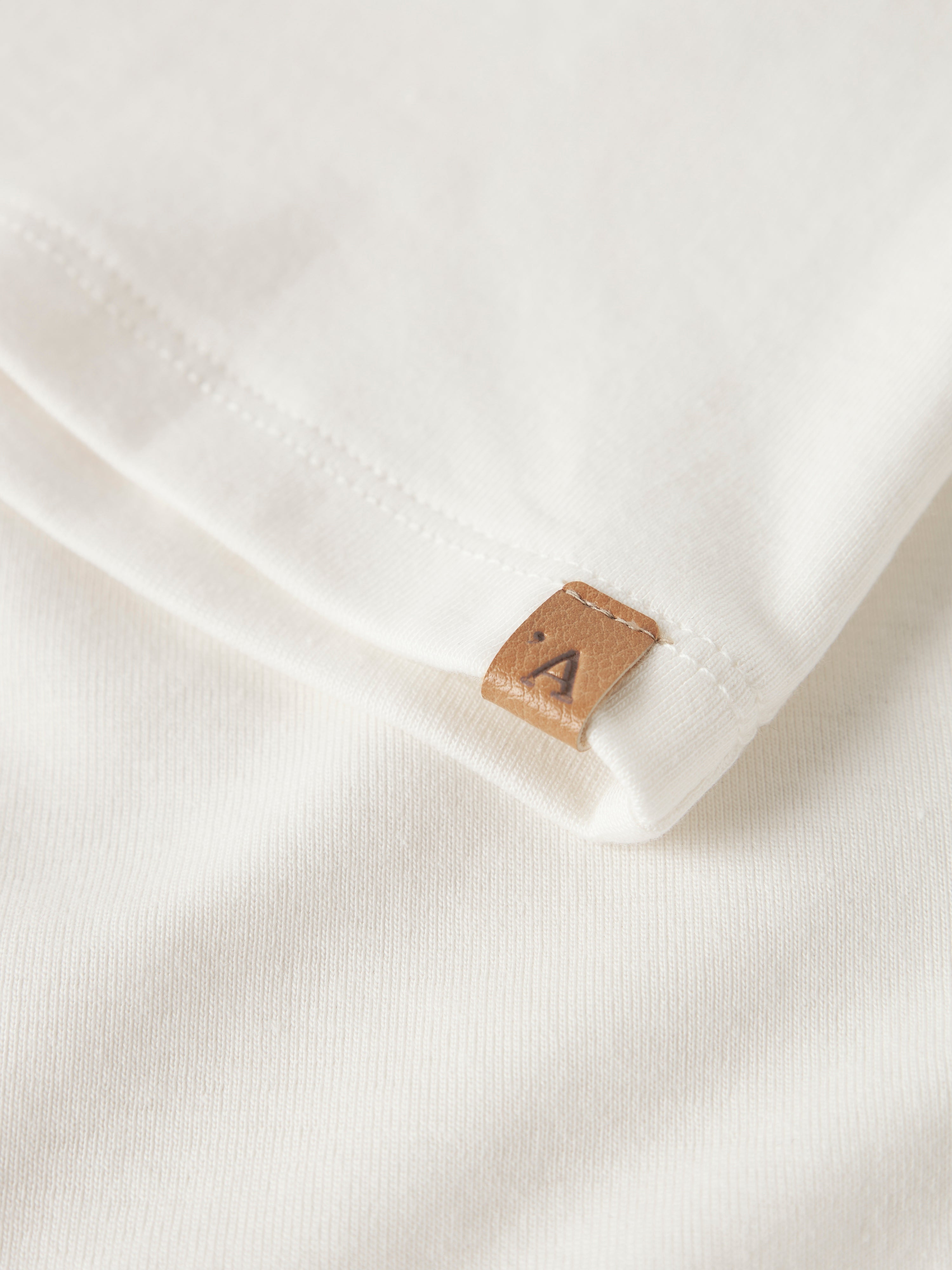 Lil Atelier Lalo Tap SS Slim Top - Coconut Milk