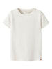 Lil Atelier Lalo Tap SS Slim Top - Coconut Milk