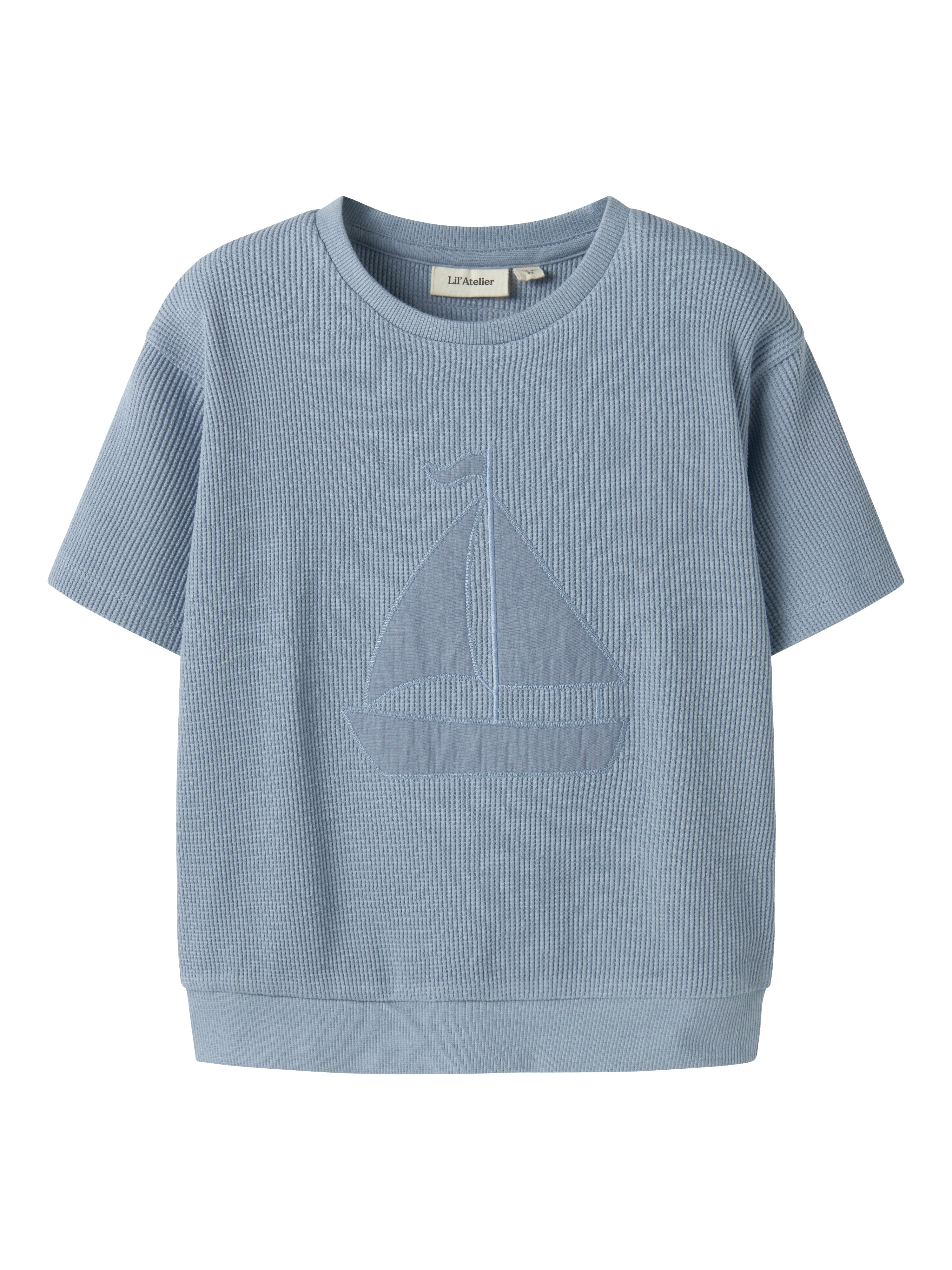 Lil Atelier Harun - SS Loose Sweat - Dusty Blue