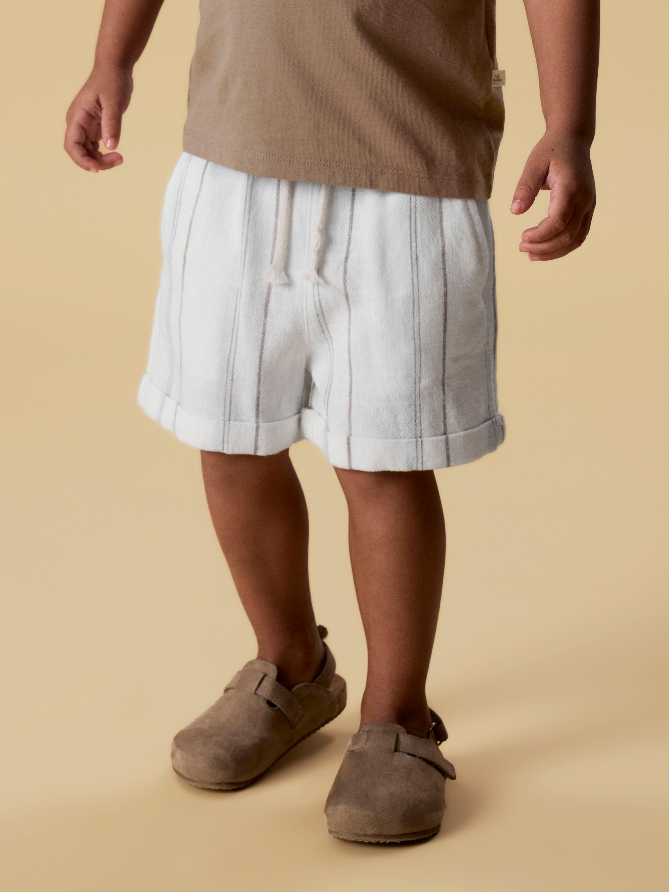 Lil Atelier Jeran - Loose Shorts - Coconut Milk