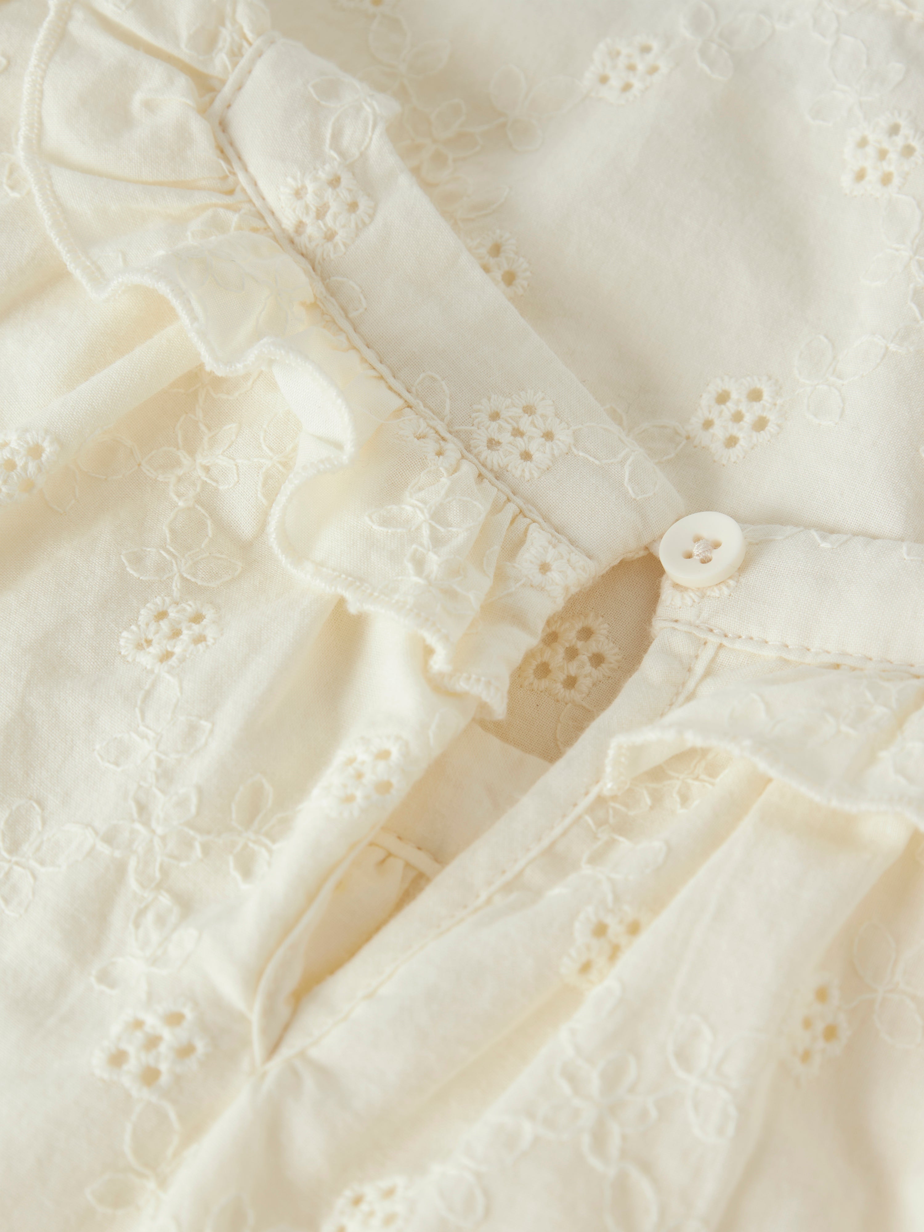 Lil Atelier Hosa - SS Loose Shirt - Coconut Milk