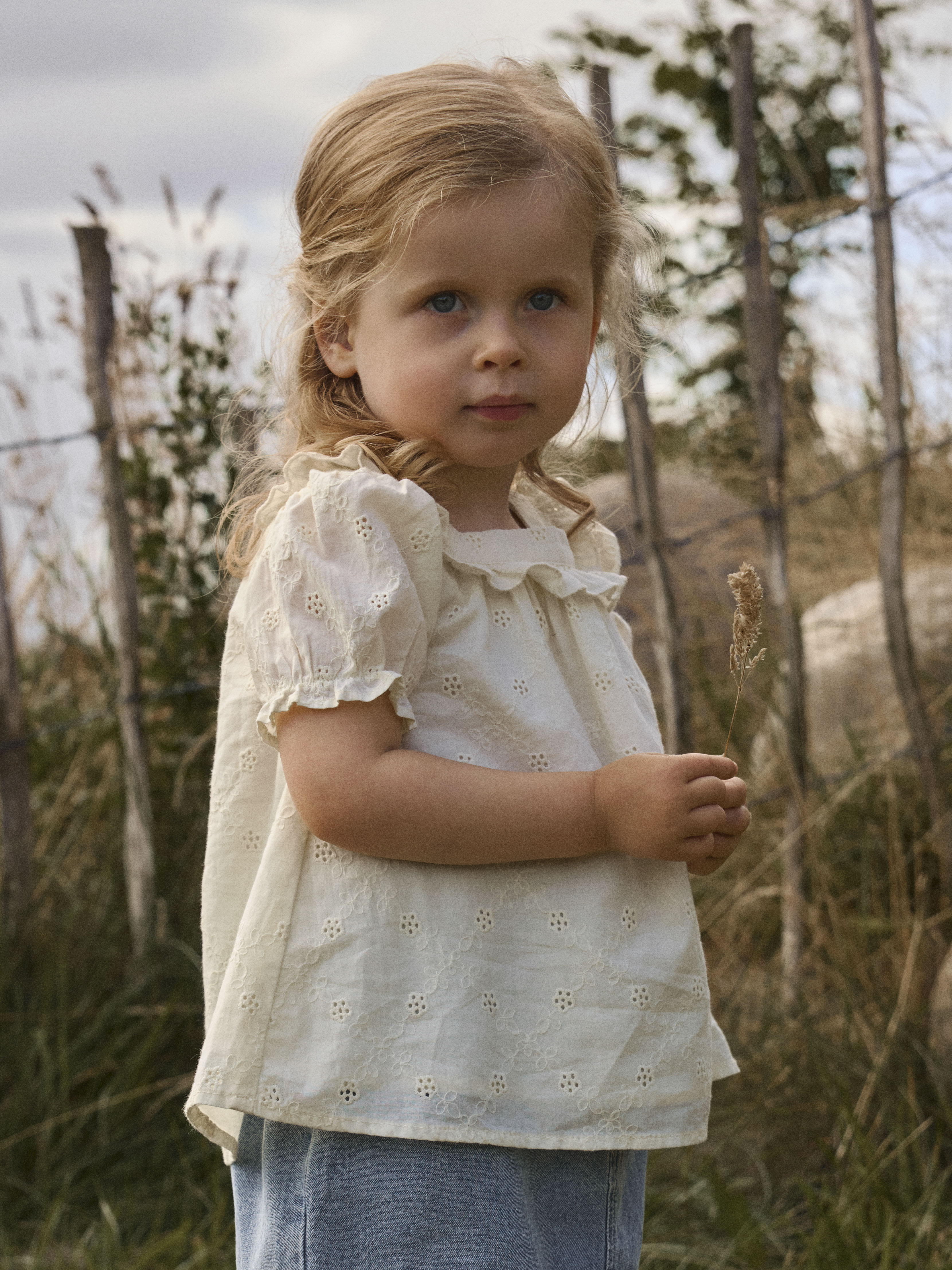 Lil Atelier Hosa - SS Loose Shirt - Coconut Milk