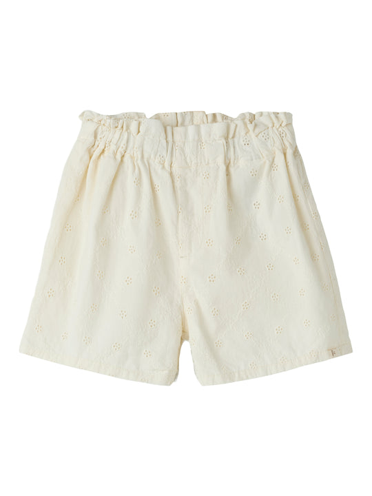 Lil Atelier Hosa - Loose Shorts - Coconut Milk