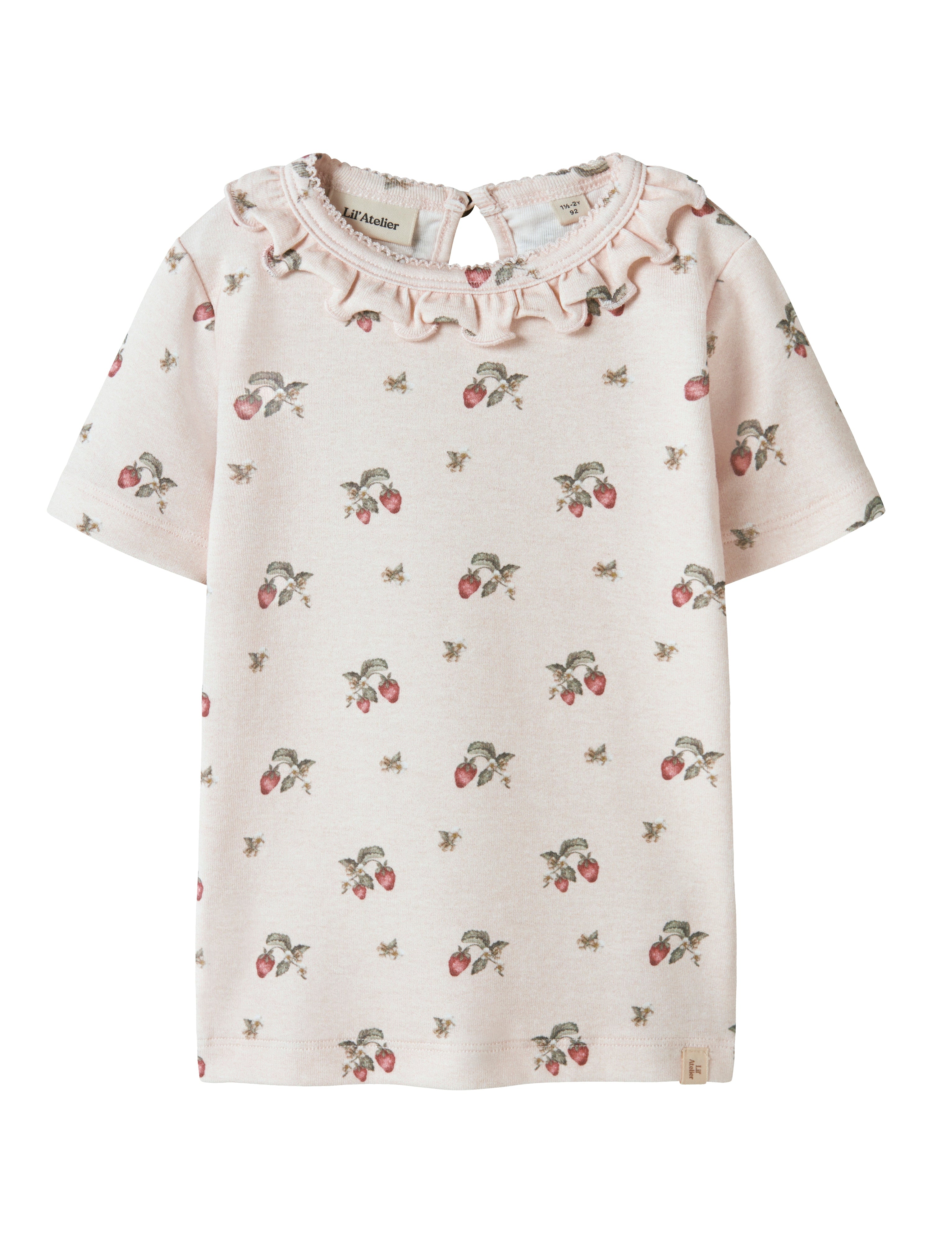 Lil Atelier Gayo Ser SS Top - Morganite/Strawberry