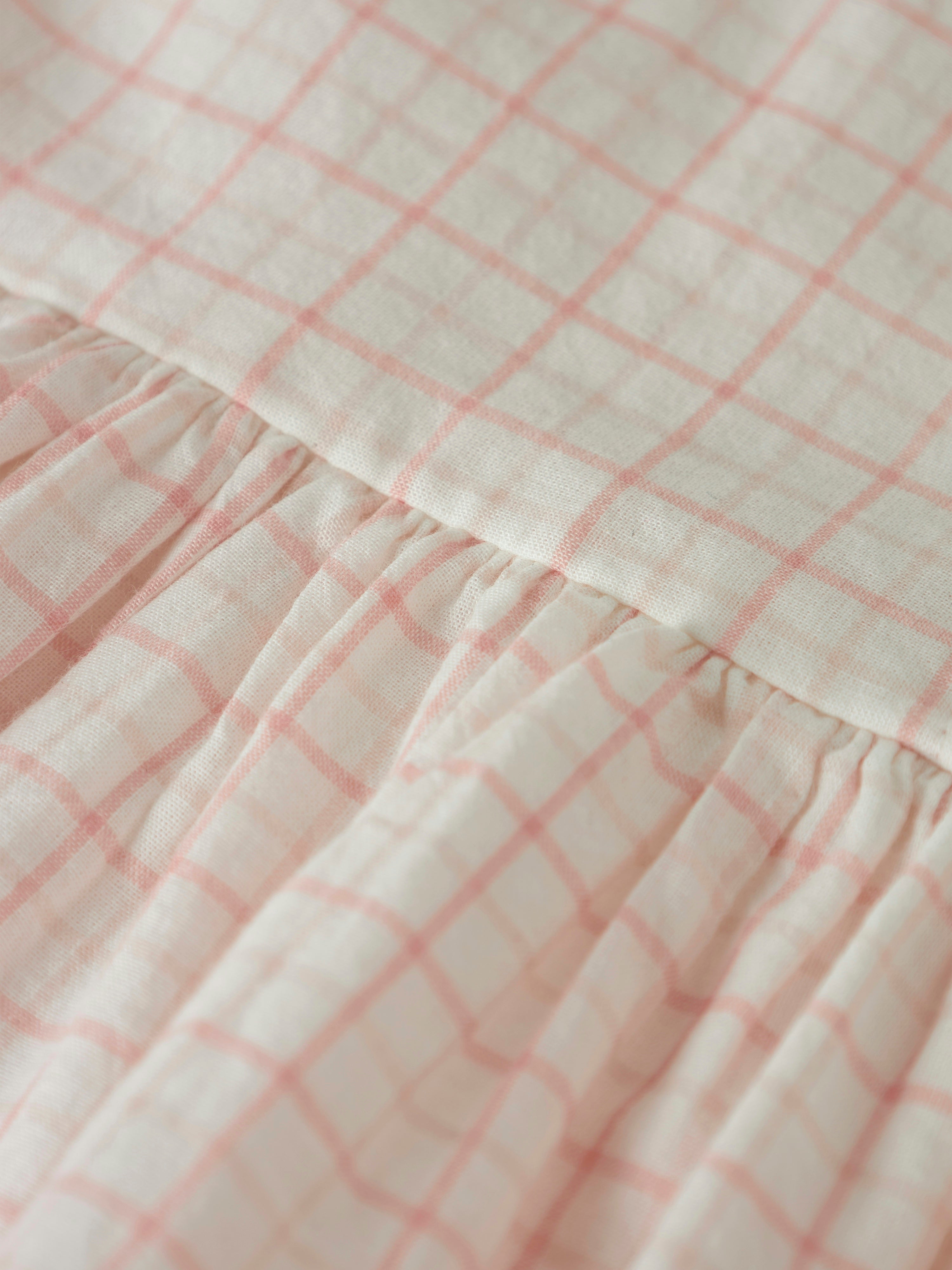Lil Atelier Hedda Dress - Coconut Milk/Rose Tan