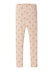 Lil Atelier Rachello Dee Slim Leggings - Novelle Peach/Flower
