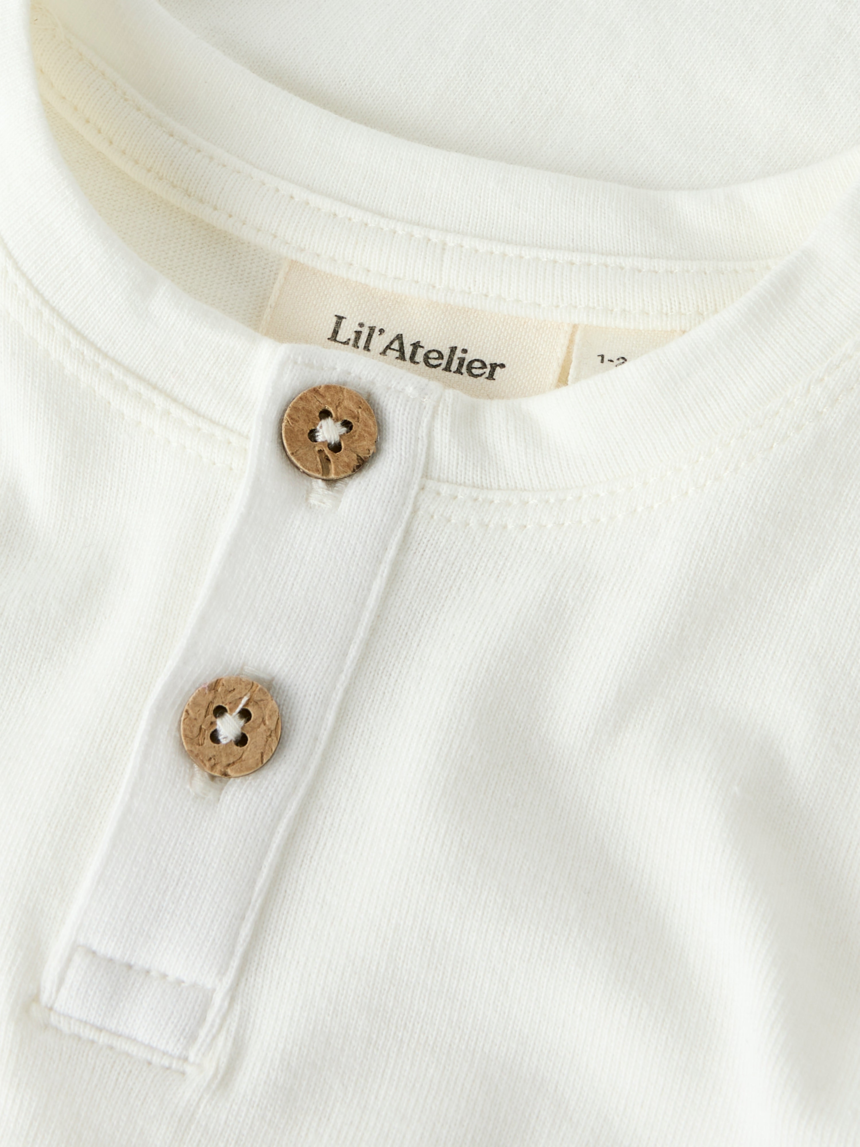 Lil Atelier Dolan SS Body - Coconut Milk